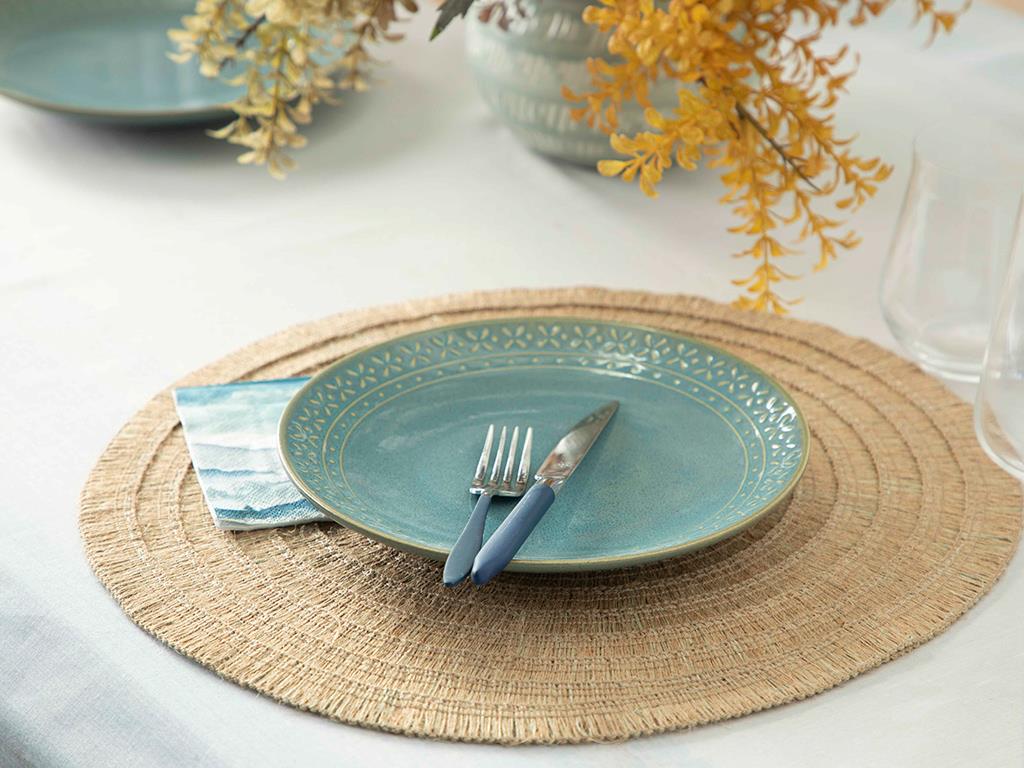 Stoic Seramik Pasta Tabağı 21 cm Yeşil