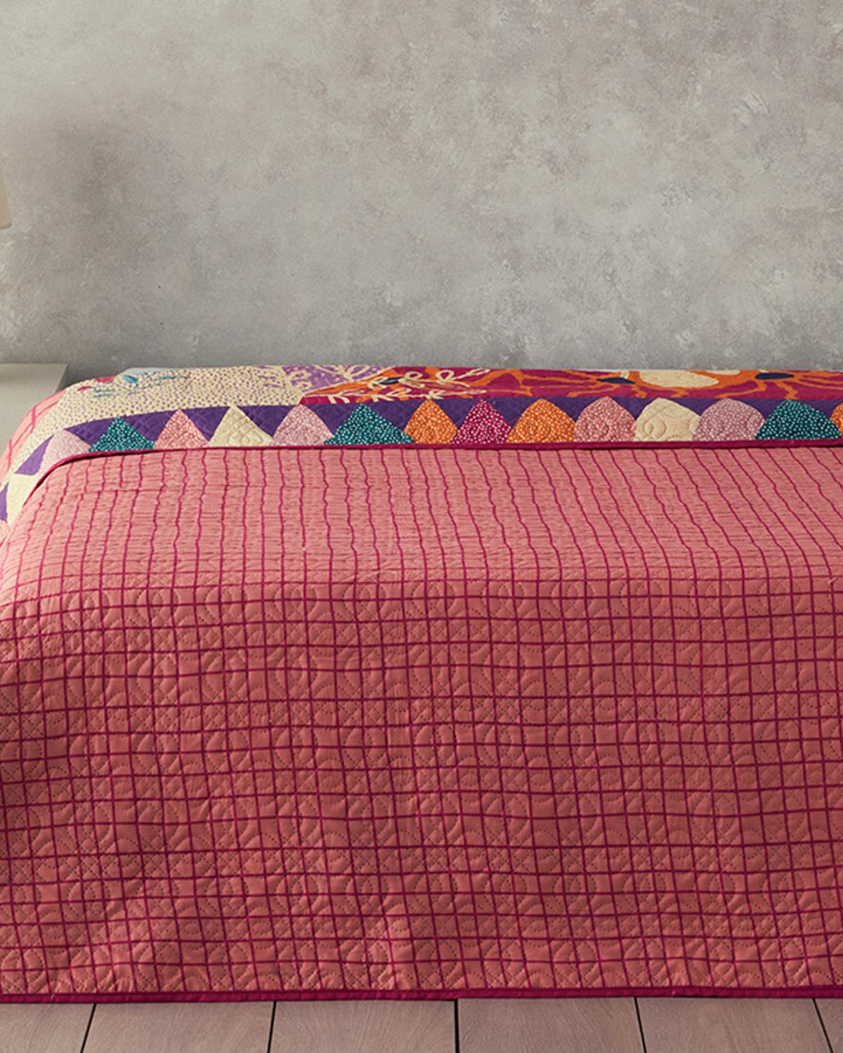 Summer Dreams King Size Çok Amaçlı Örtü Pembe