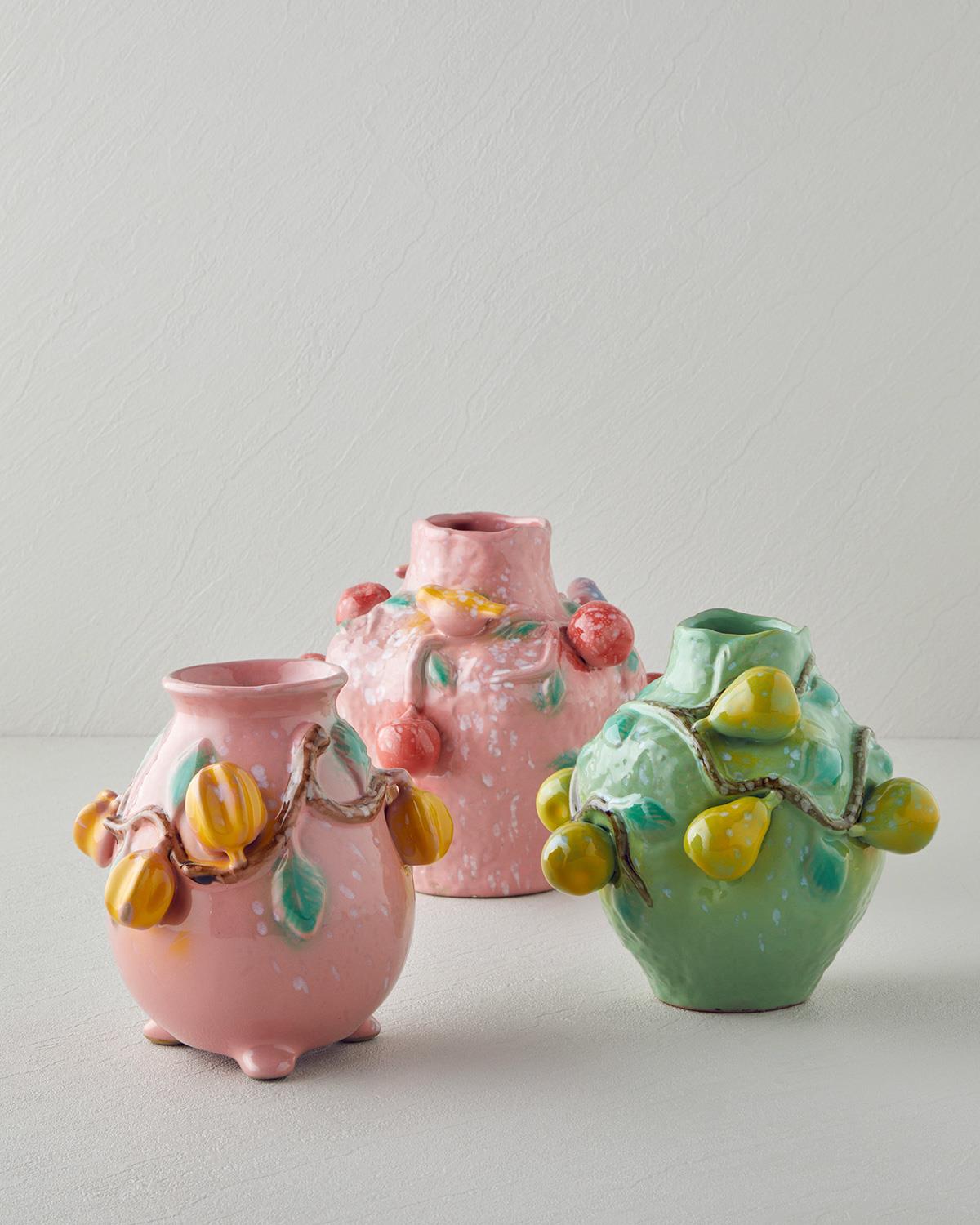 Summer Fruit Vazo Pembe