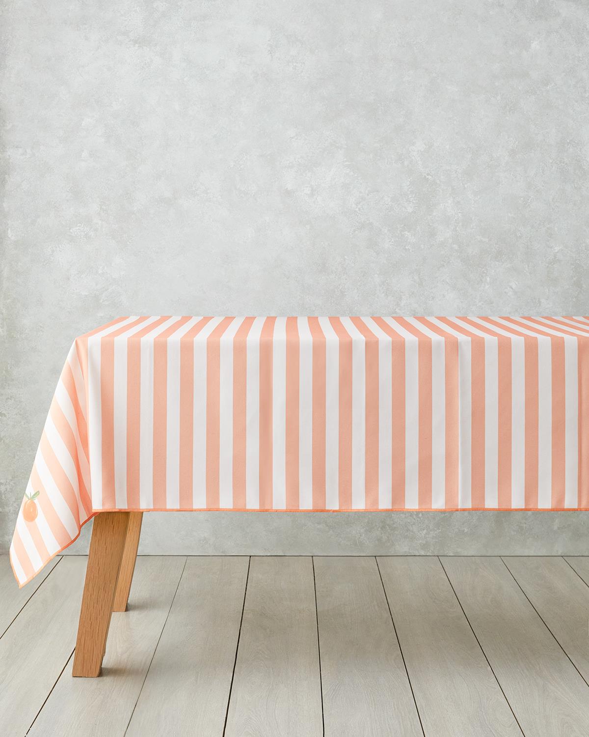 Summer Orange Polyester Masa Örtüsü 150x200 cm Turuncu