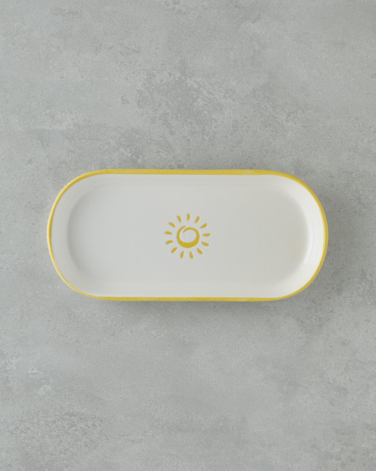 Sunny Seramik Kahvaltı Takımı 26 Parça 6 Kişilik Sarı
