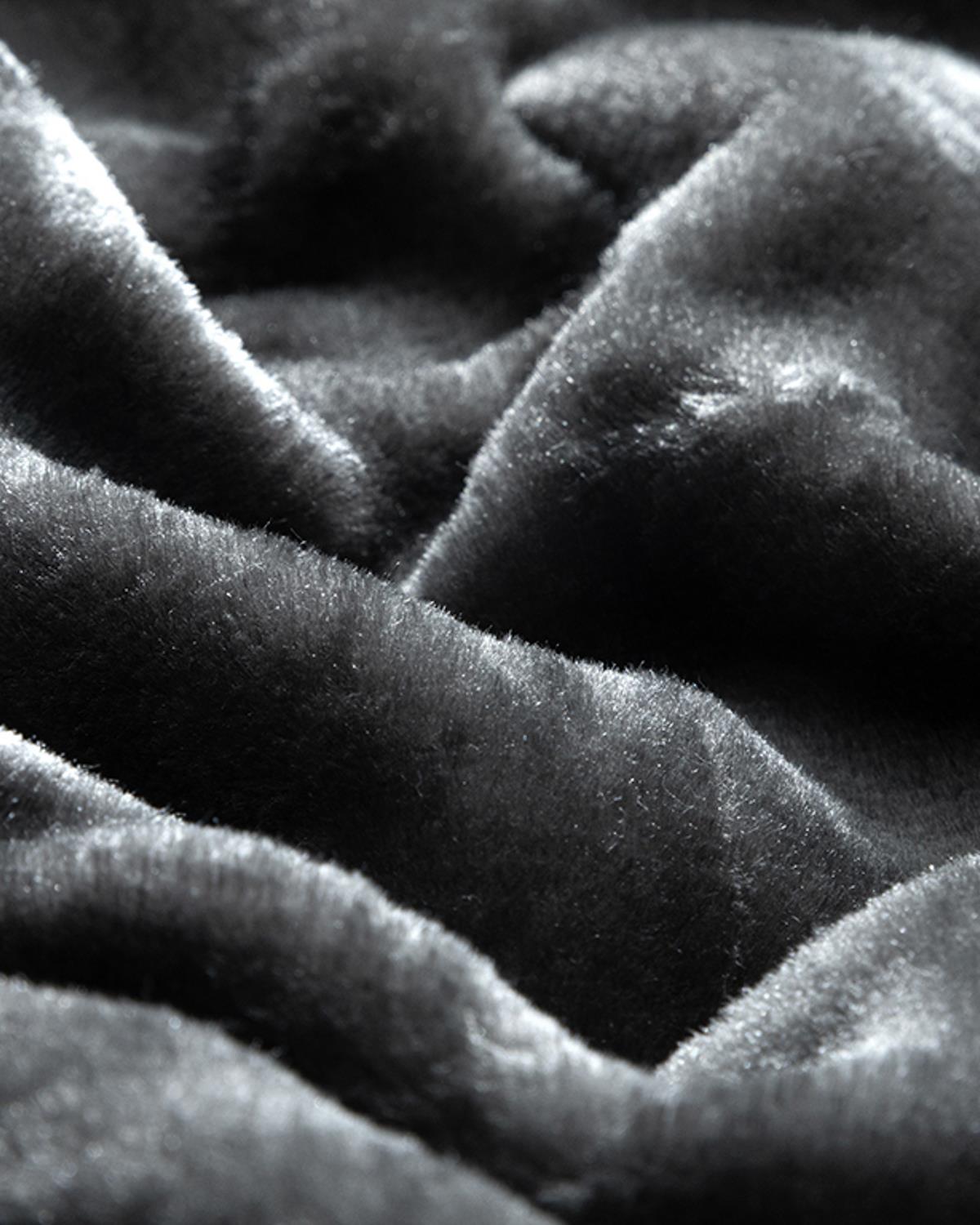 Super Soft Çift Kişilik Battaniye Antrasit