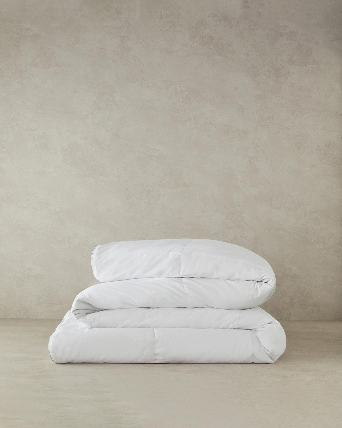 Super Soft Kaz Tüyü Çift Kişilik Yorgan Beyaz