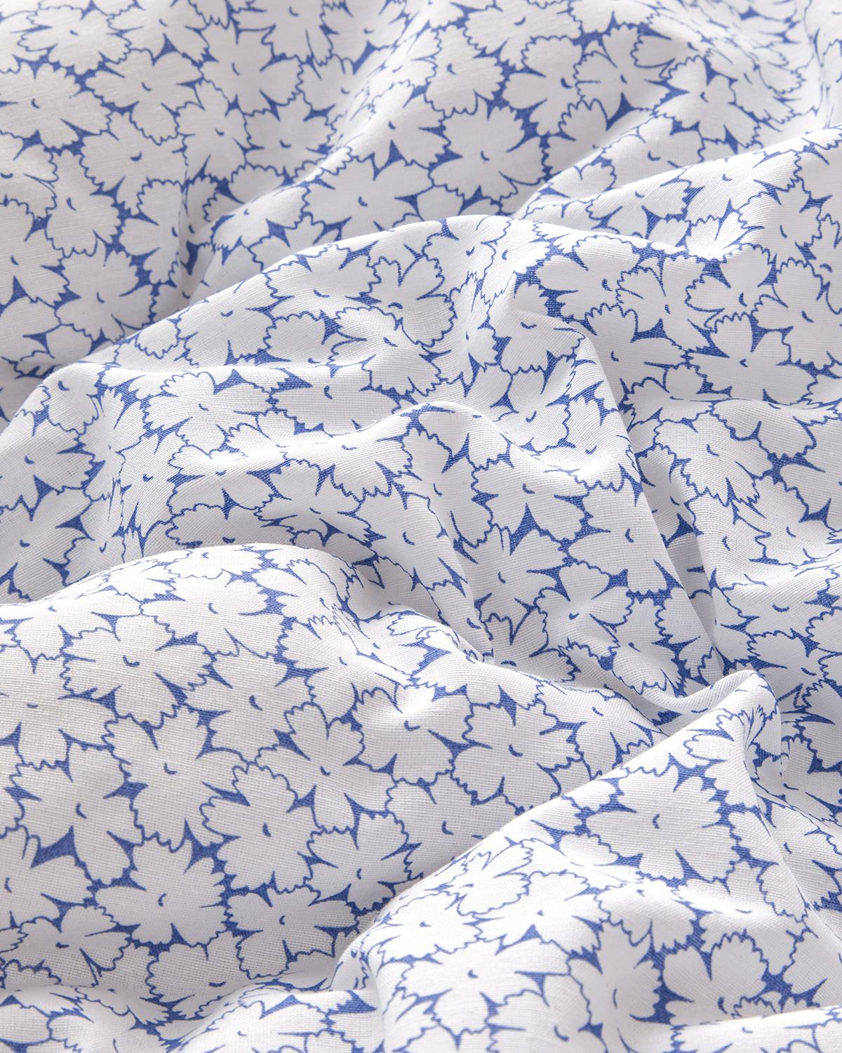 Sweet Violet Kolay Ütülenir Çift Kişilik Nevresim Takımı 200x220 cm Koyu Mavi