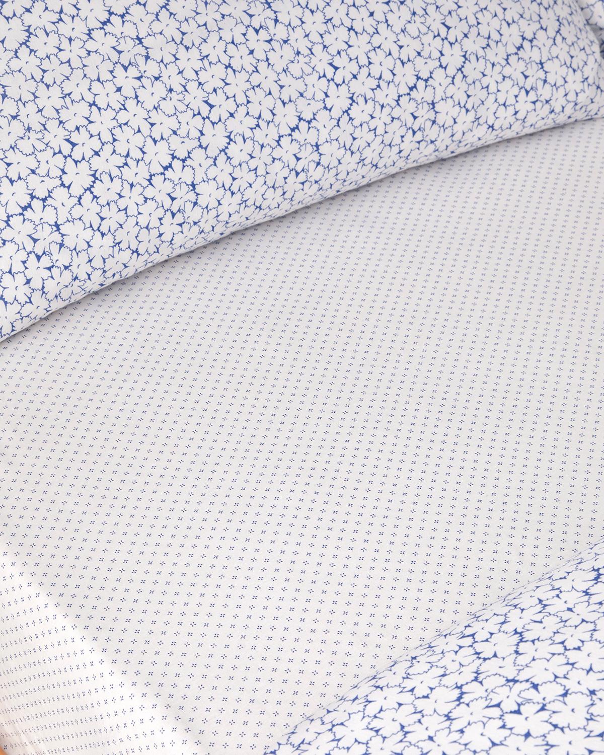 Sweet Violet Kolay Ütülenir Tek Kişilik Nevresim Takımı 160x220 cm Koyu Mavi