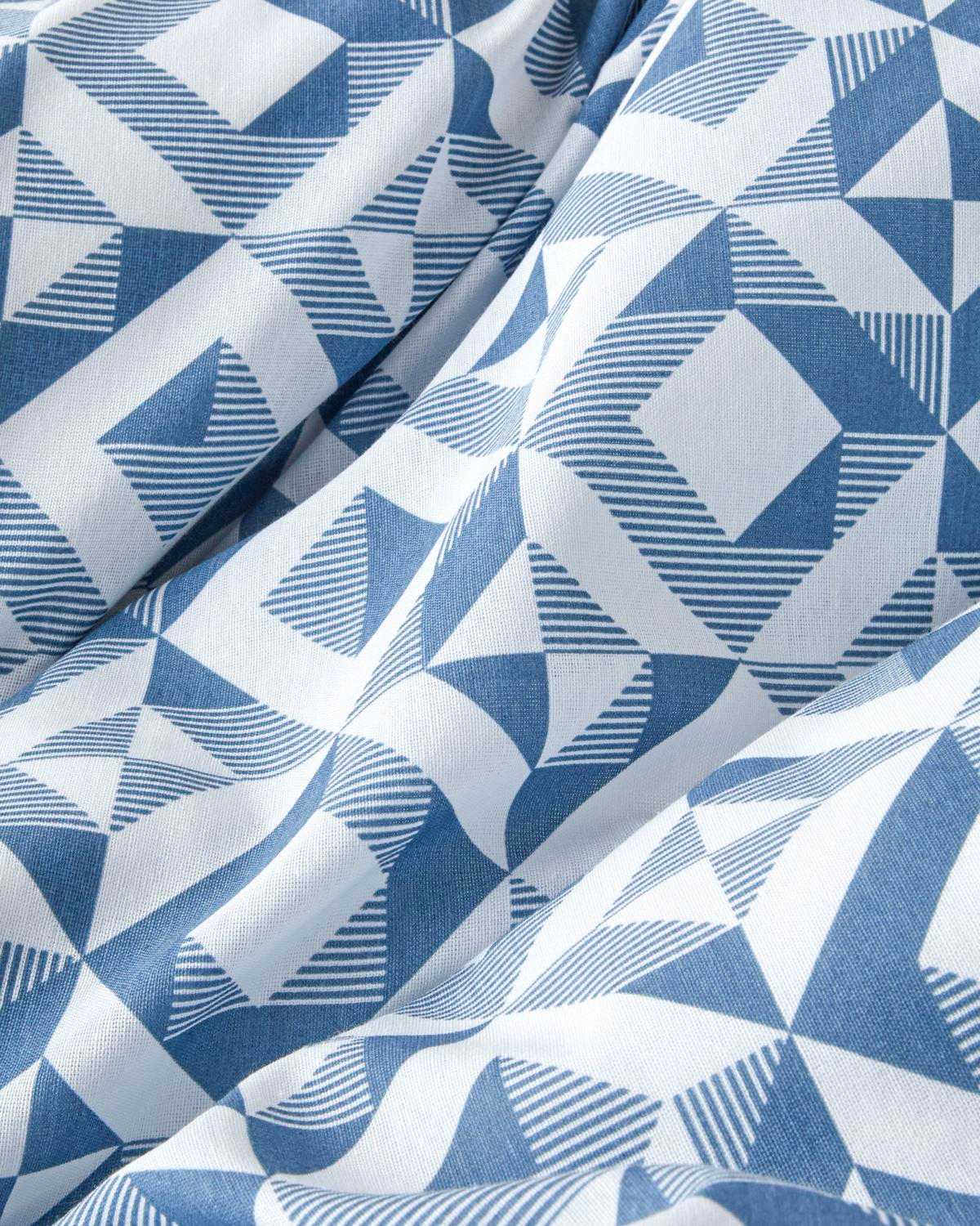 Symetra Kolay Ütülenir Çift Kişilik Nevresim Takımı 200x220 cm Mavi