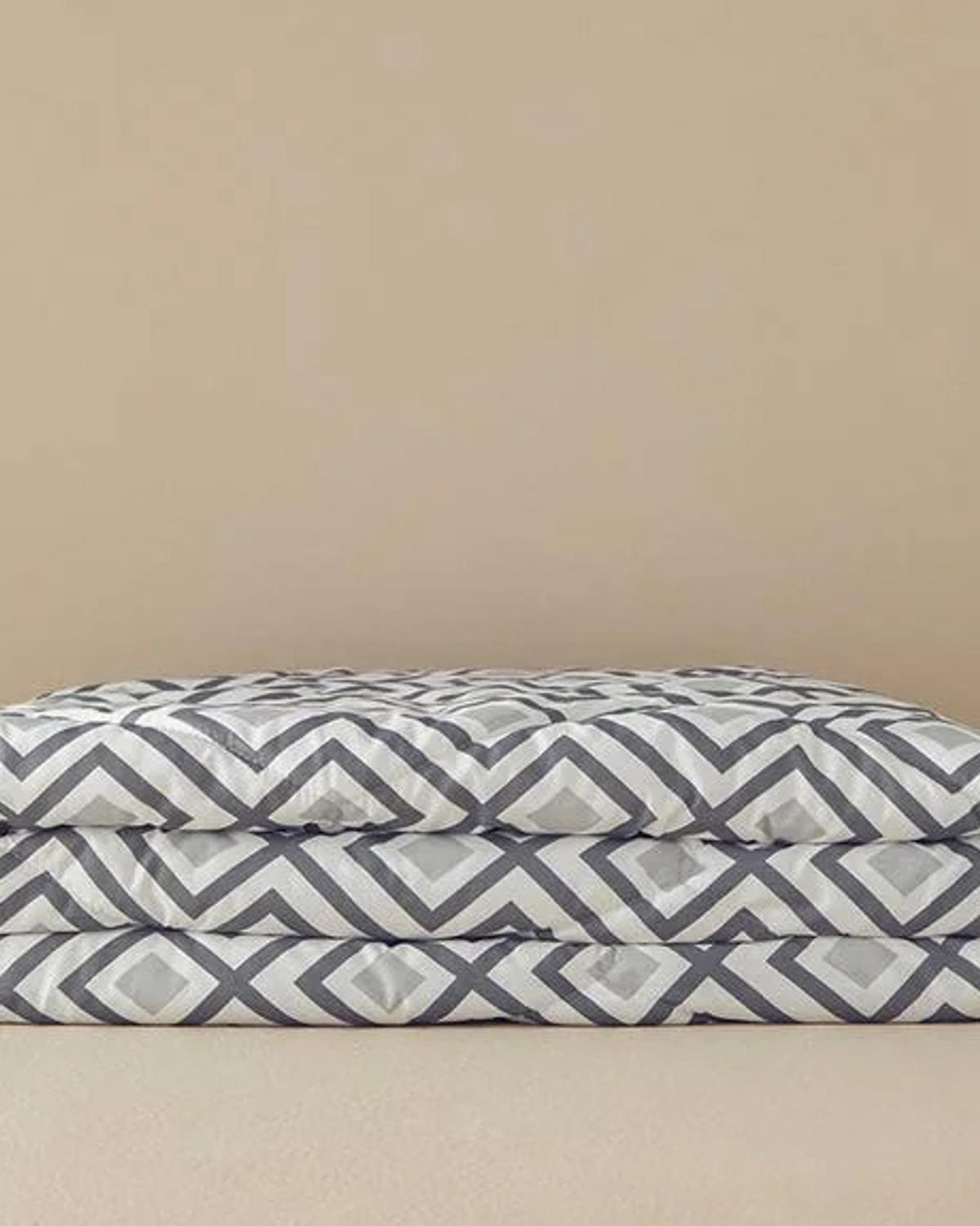 Tales Polycotton Tek Kişilik Yorgan Gri