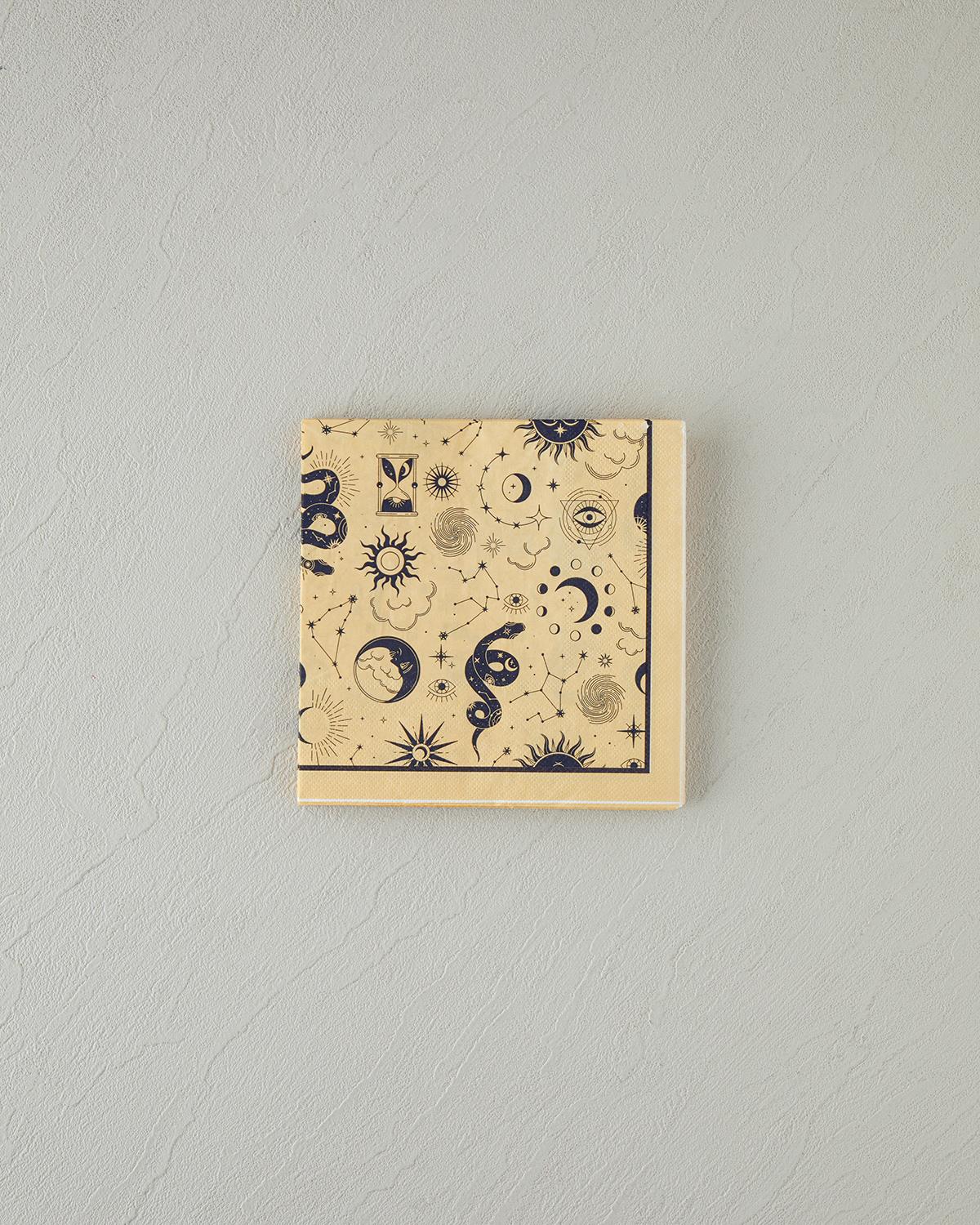 Talisman Kağıt 20'li Kağıt Peçete 33x33 cm Siyah