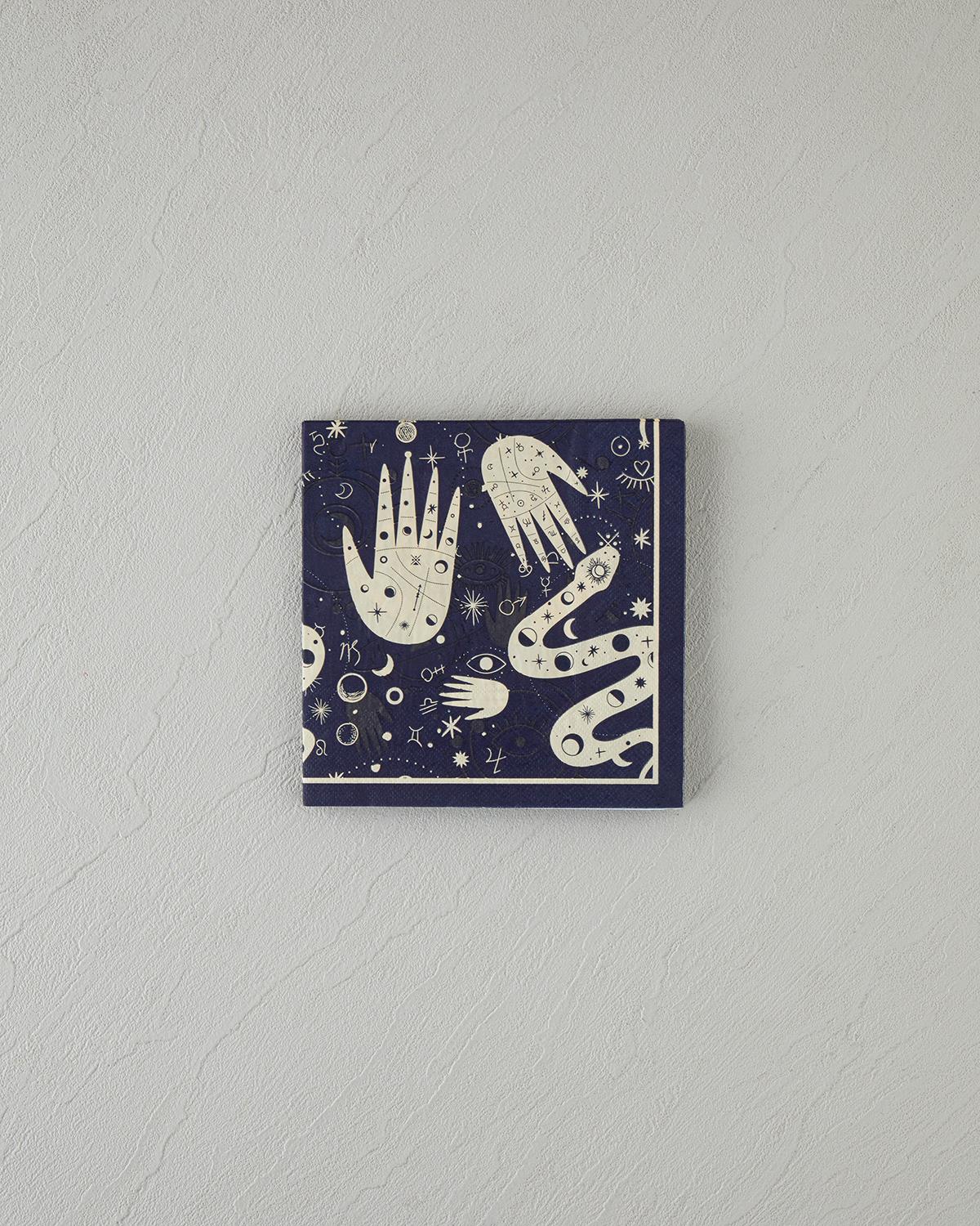 Talisman Mystic Kağıt 20'li Kağıt Peçete 33x33 cm Siyah