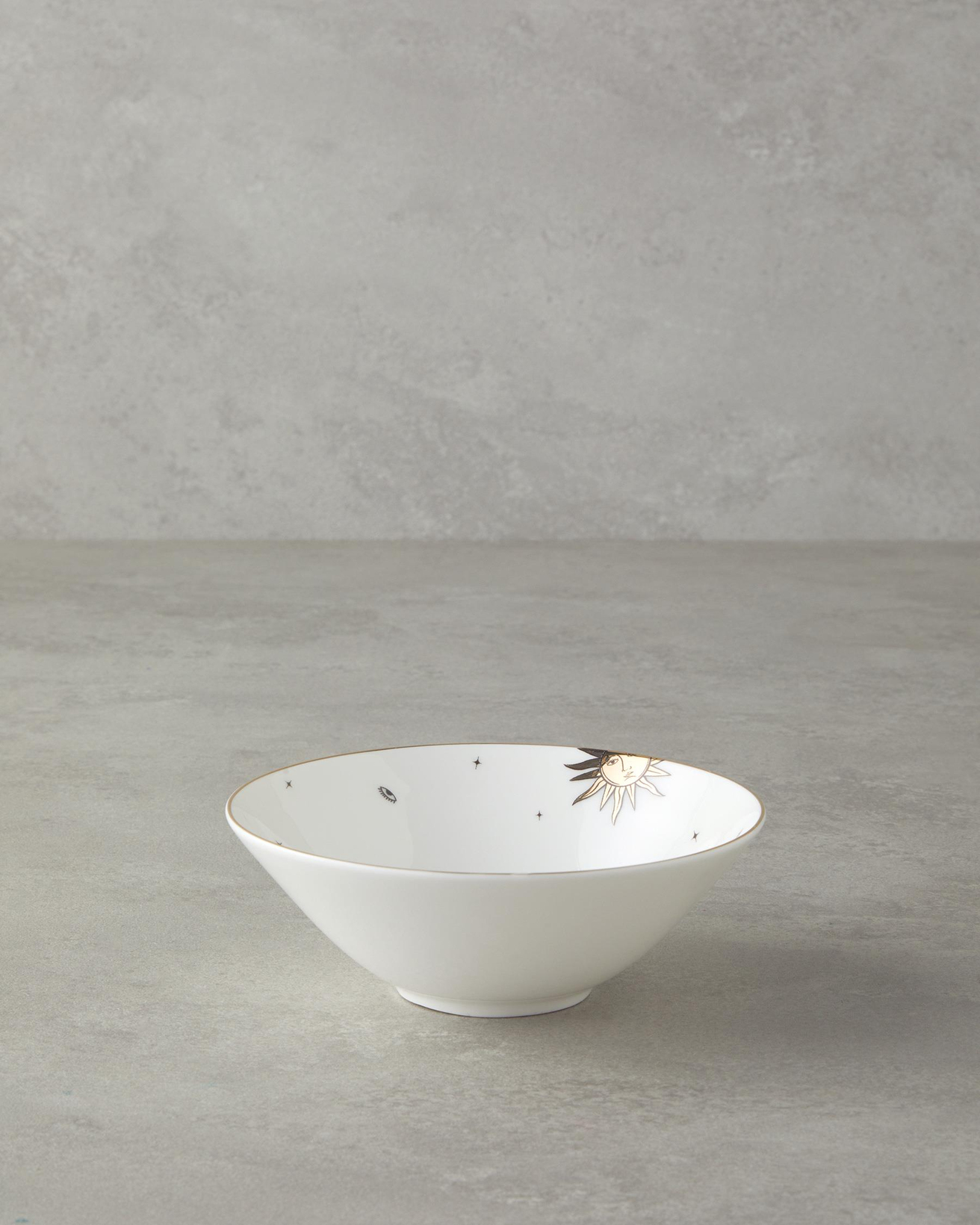 Talisman Sun Bone China Kase 15 cm Siyah-Gold