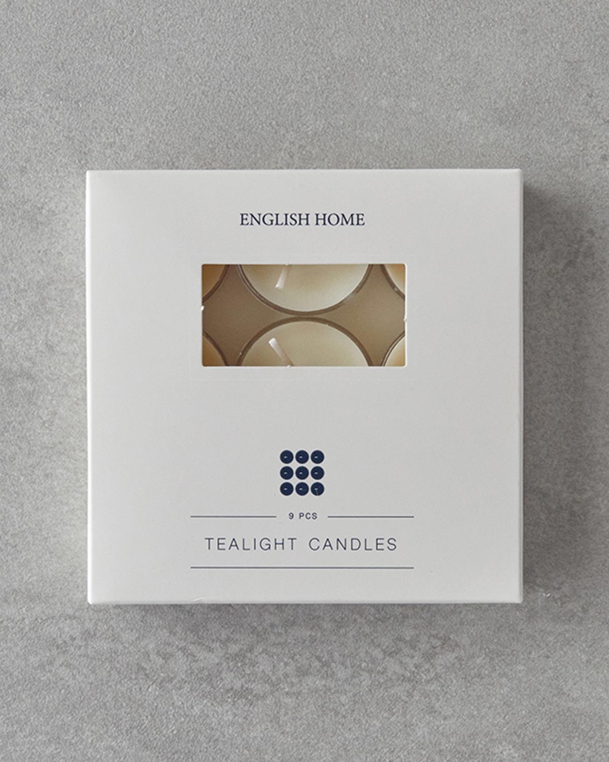 Tealight 9'lu Mum Beyaz