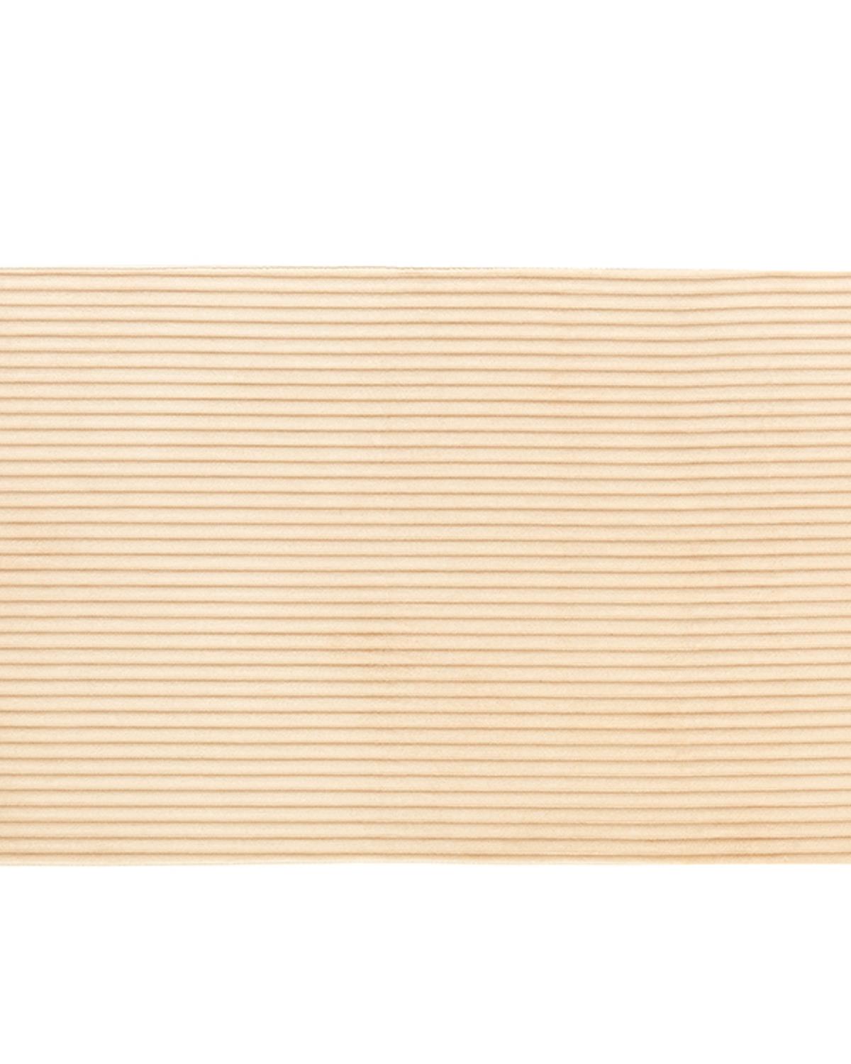 Thick Ribbed Fitilli Halı 80x150 cm Bej