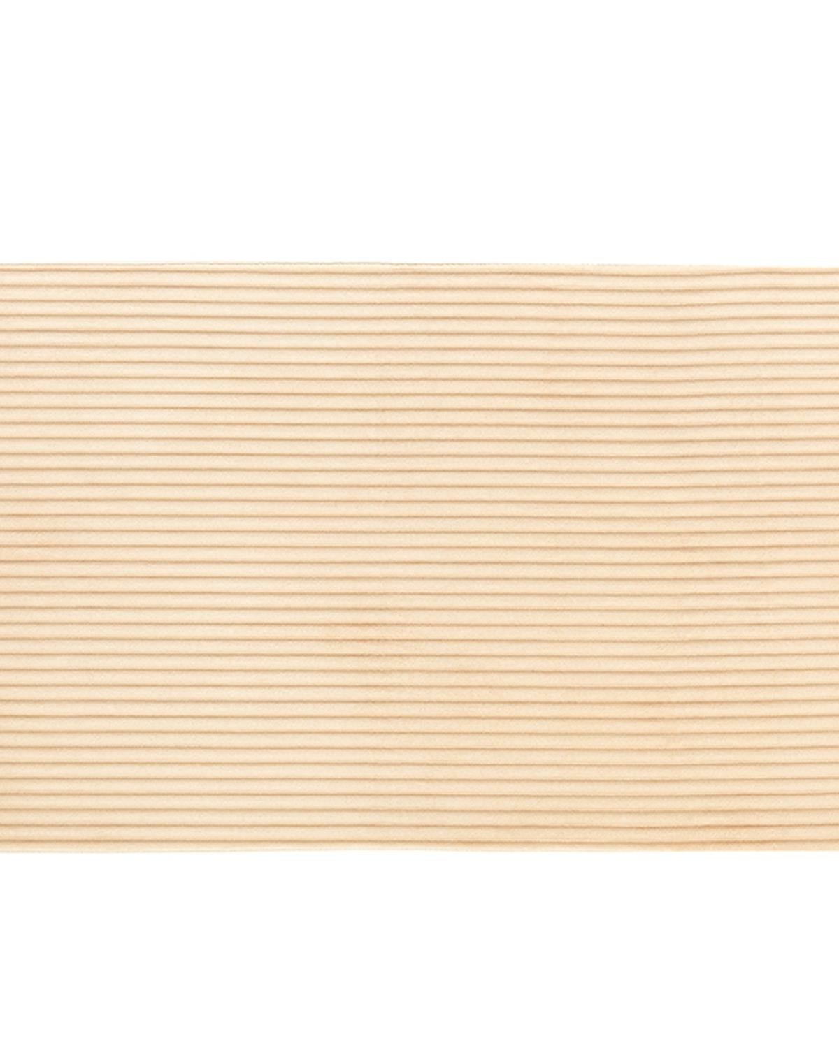 Thick Ribbed Fitilli Halı 80x150 cm Bej