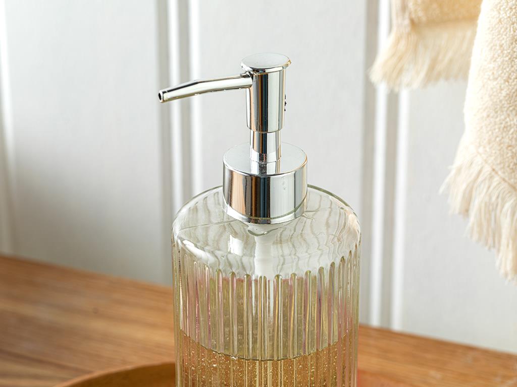 Thin Stripe Banyo Sıvı Sabunluk 8x20 cm Şeffaf