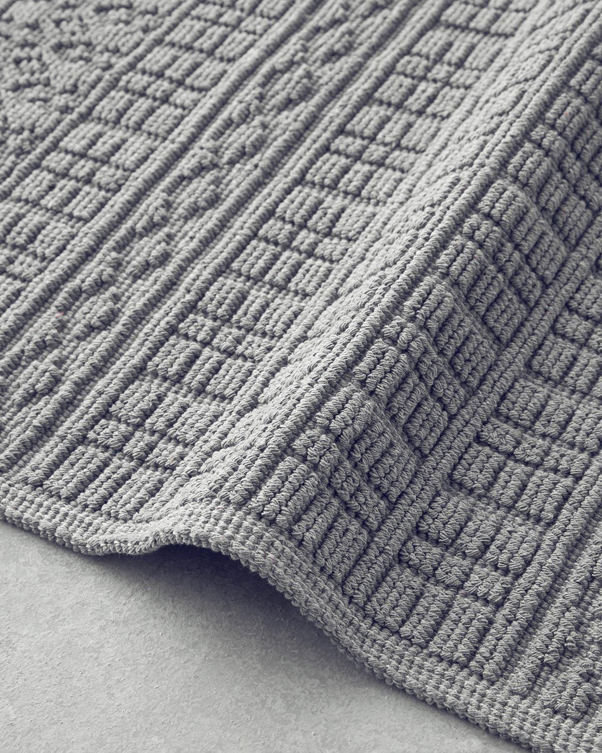 Thore Pamuklu Kilim Gri