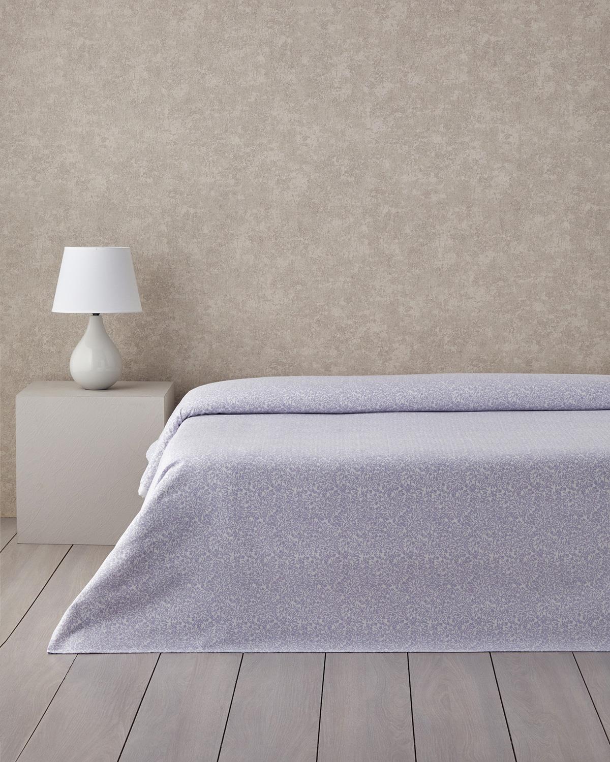 Timeless Garden Baskılı Tek Kişilik Pike Lila