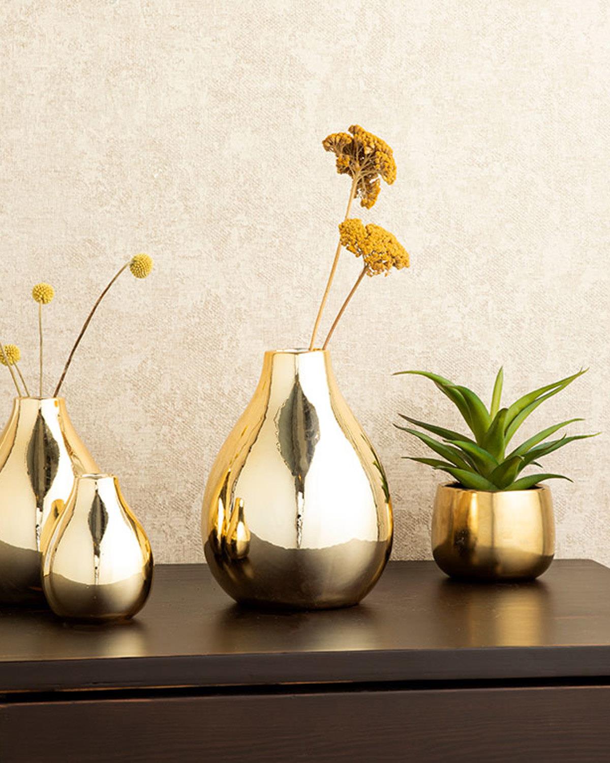 Tinna Vazo 8,9x8,9x11,3 cm Gold