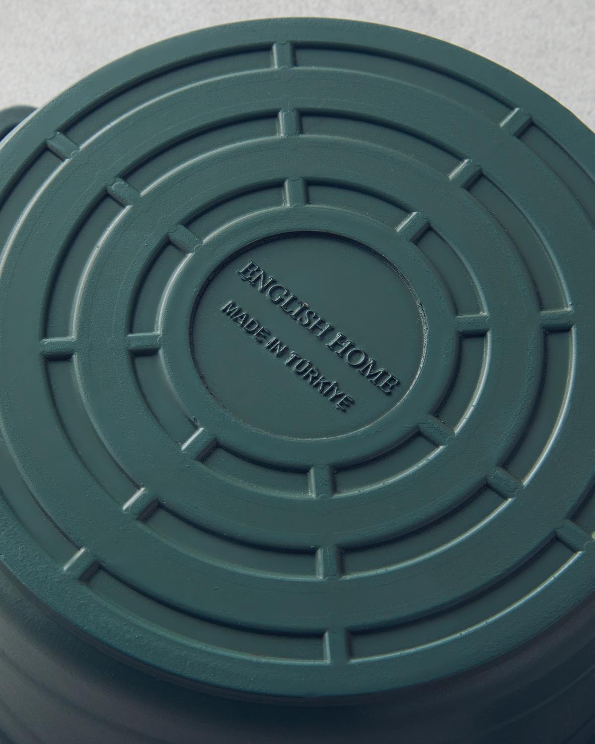 Tiny Taste Döküm Mini Tencere Seti 14x14x14 cm Yeşil