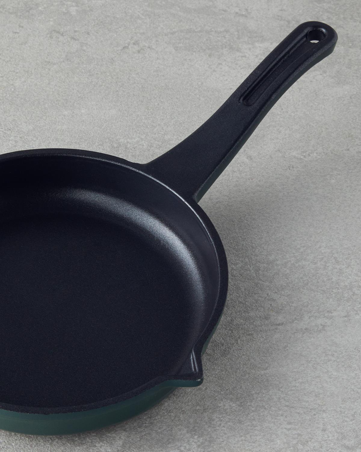 Tiny Taste Döküm Mini Tencere Seti 14x14x14 cm Yeşil