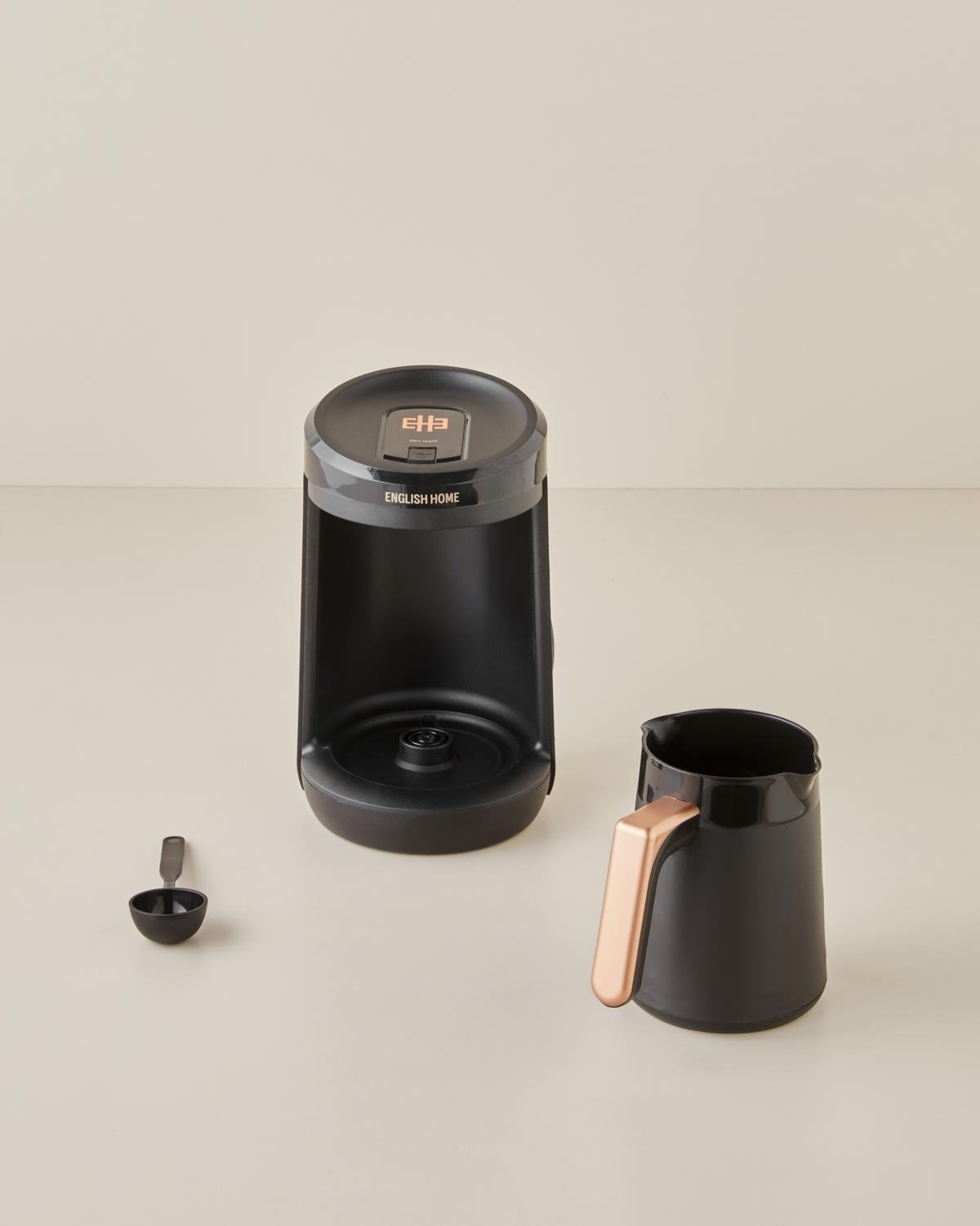 TKM 6030 Plastik Cezve Çift Taşım Türk Kahvesi Makinesi Siyah-Bakır