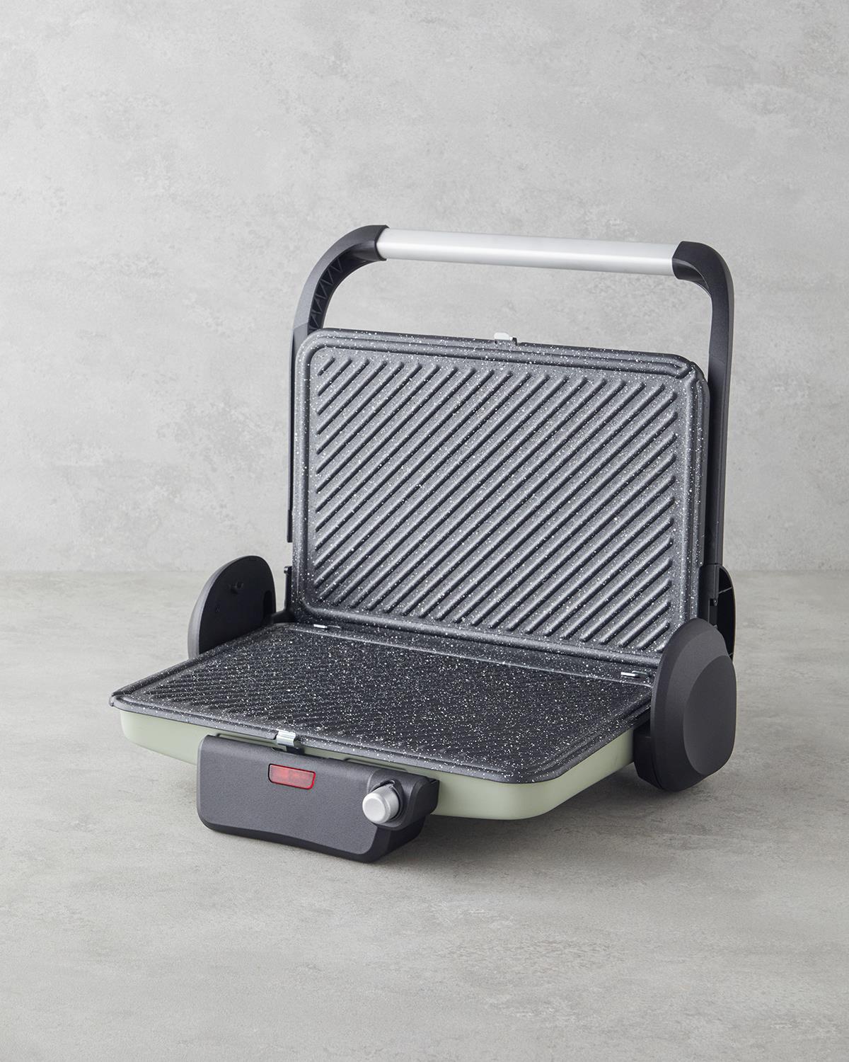 TMK 5020 Teflon Çıkarılabilir Plakalı Tost Makinesi 1800W Yeşil