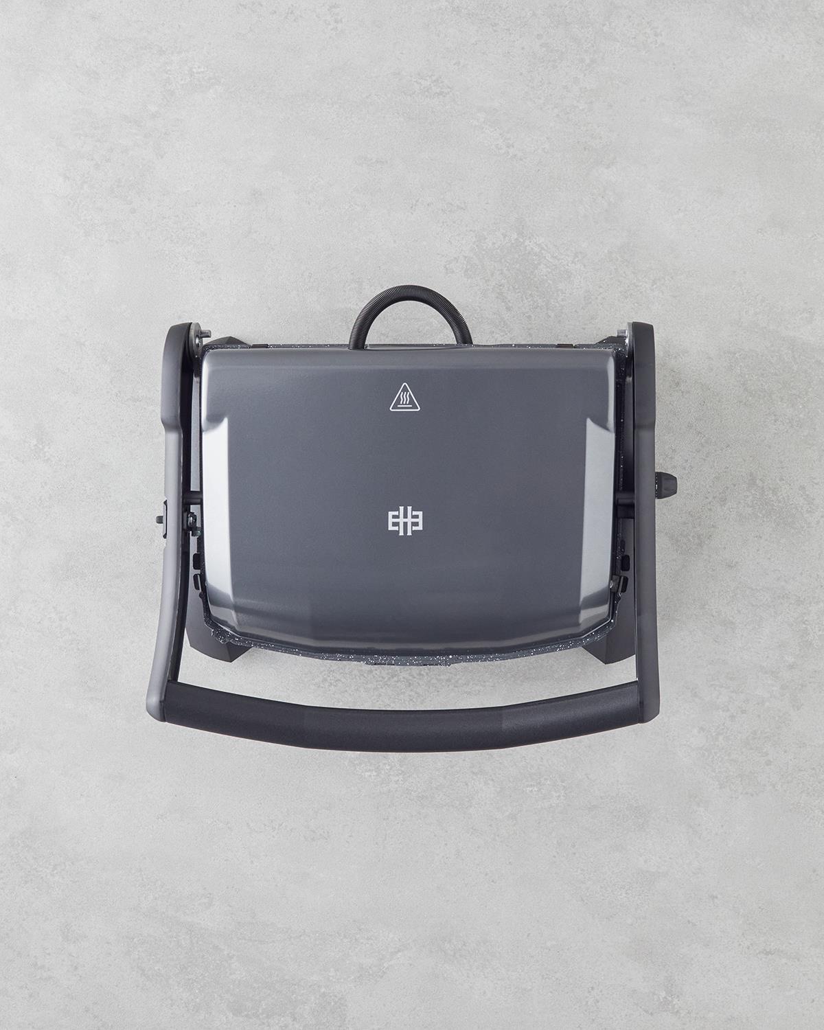 TMK 5040 Teflon Çıkarılabilir Plakalı Tost Makinesi 1800W Siyah-Krom