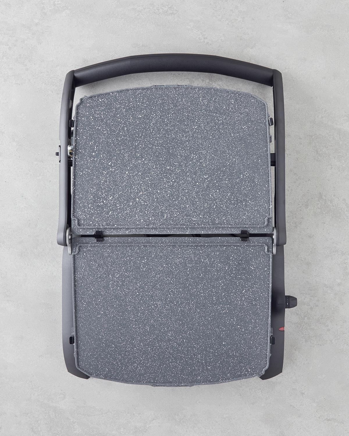 TMK 5040 Teflon Çıkarılabilir Plakalı Tost Makinesi 1800W Siyah-Krom