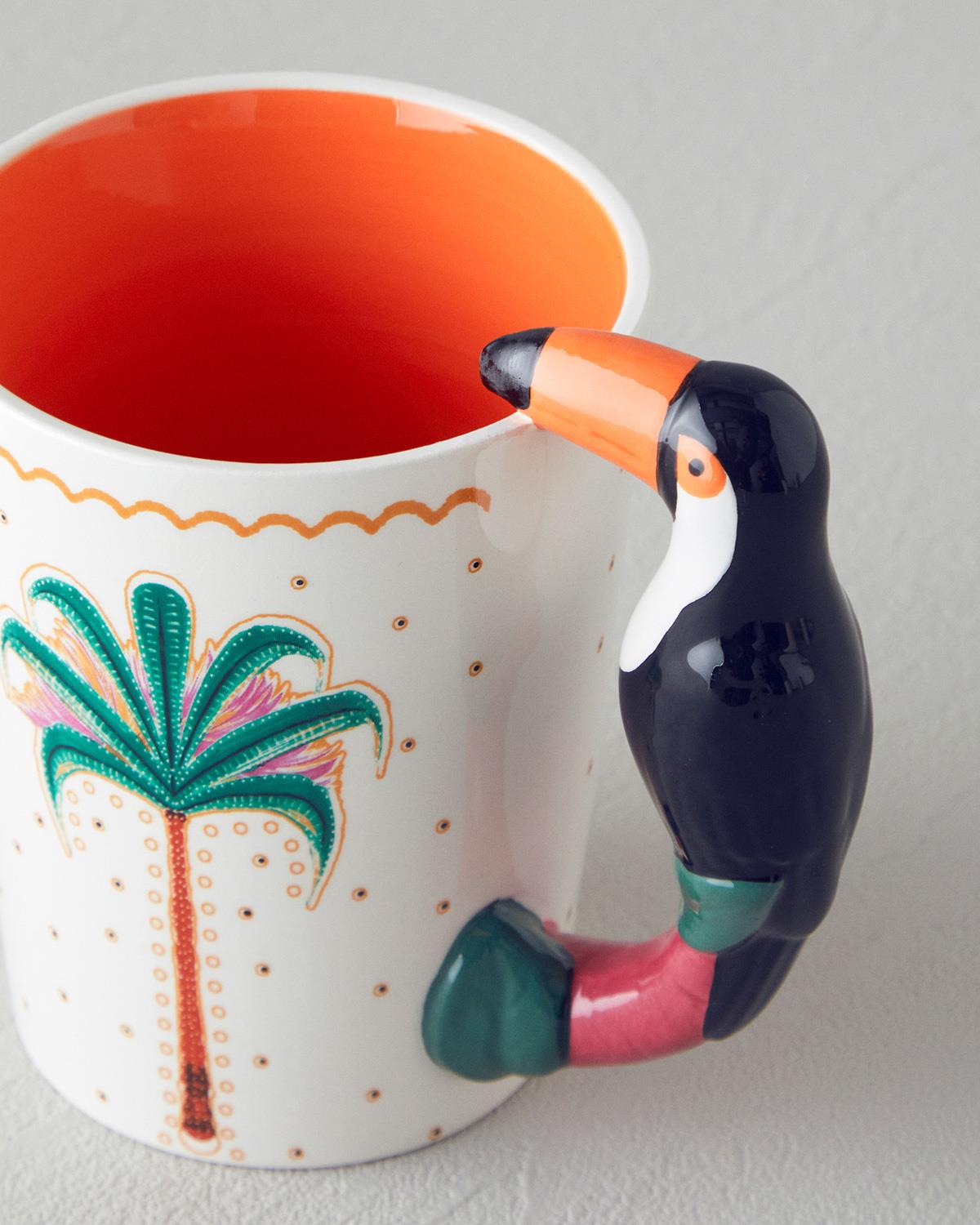 Toucan Vision Porselen Kupa Yeşil