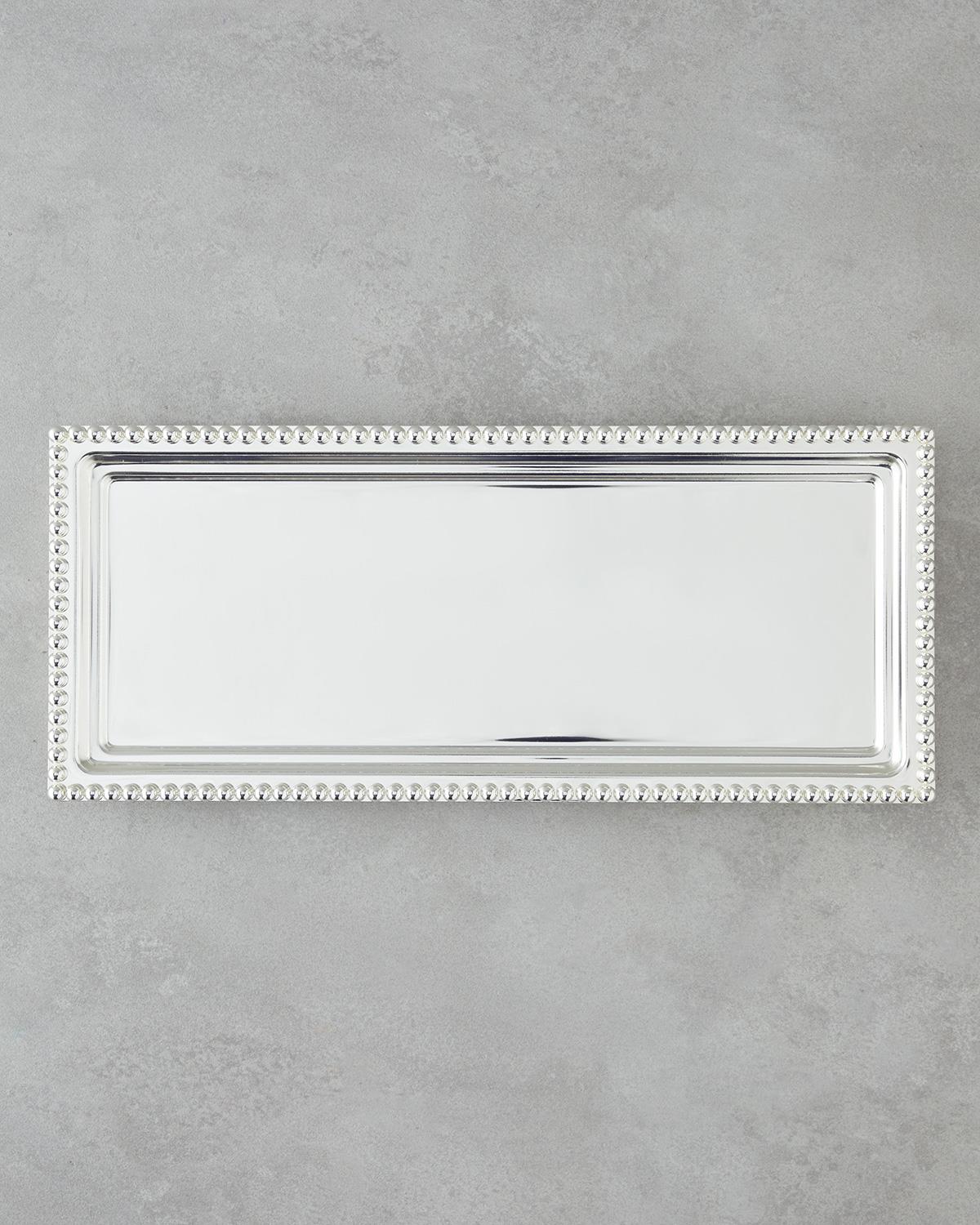 Treas Metal Tepsi 40x17 Cm Silver