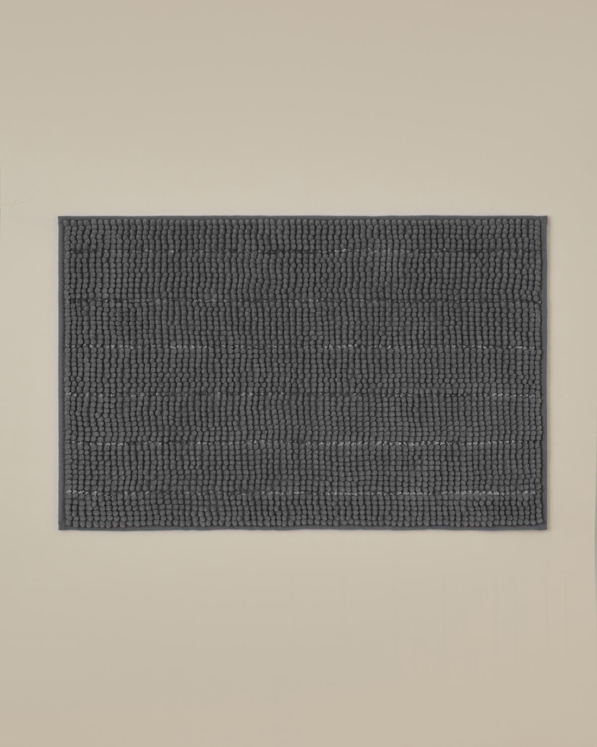 Trendy Kaydırmaz Taban Banyo Paspası 50x80 cm Gri