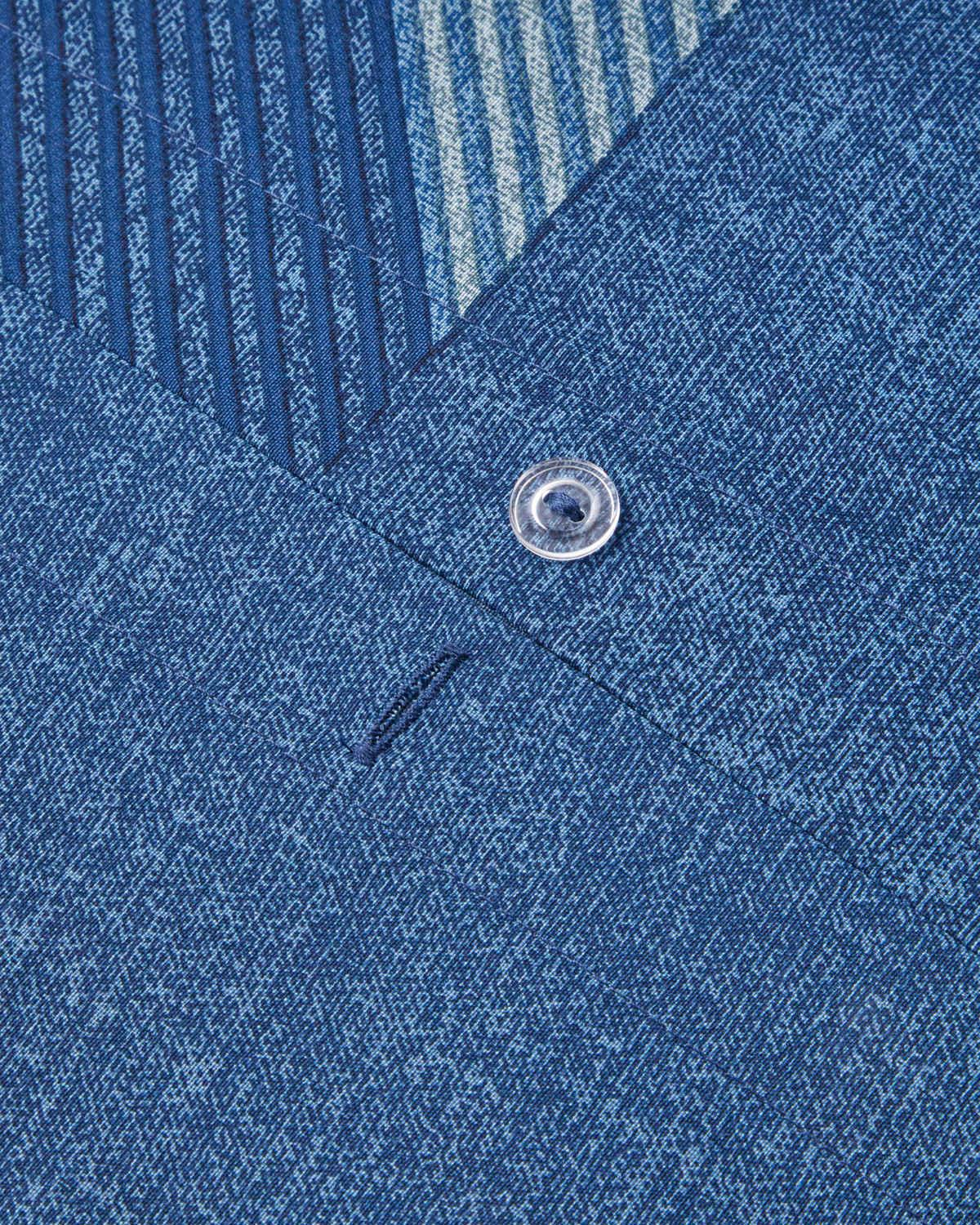 Triangle Flow Kolay Ütülenir Çift Kişilik Nevresim Takımı 200x220 cm Lacivert