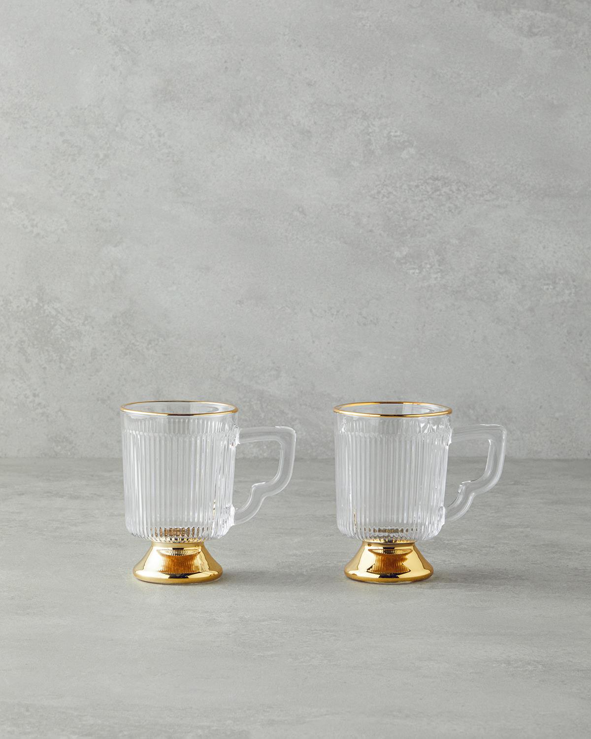Trophy Bloom Cam 2'li Kupa 325 ml Gold