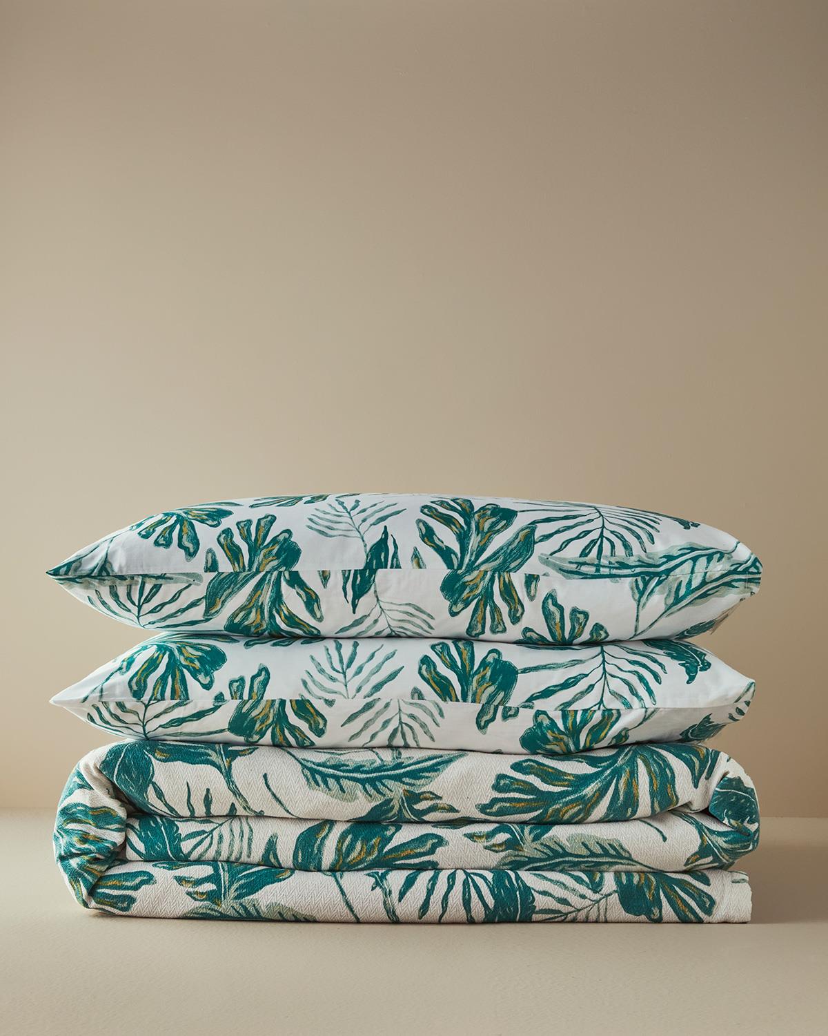 Tropical Breeze Çift Kişilik Pike Takımı Yeşil