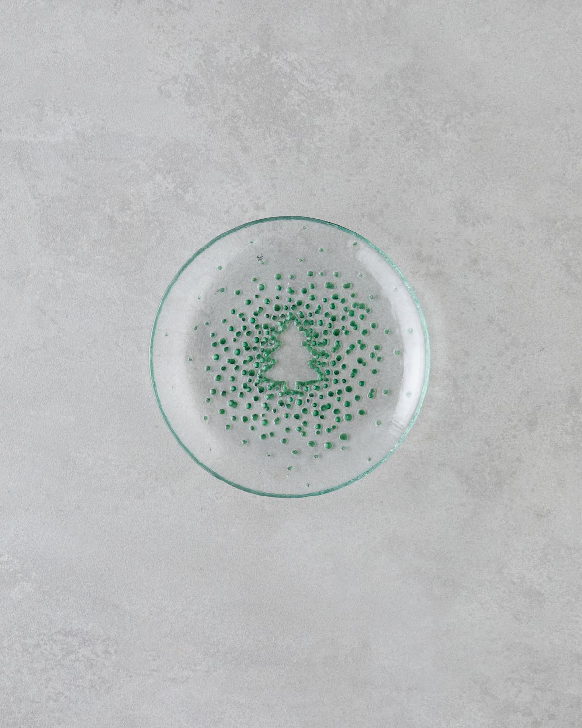 Twinkle Tree Cam Pasta Tabağı 16 cm Yeşil