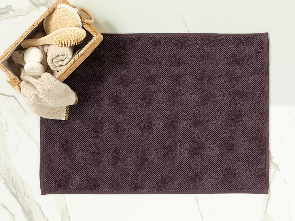 Vanity Pamuklu Ayak Havlusu Koyu Mürdüm