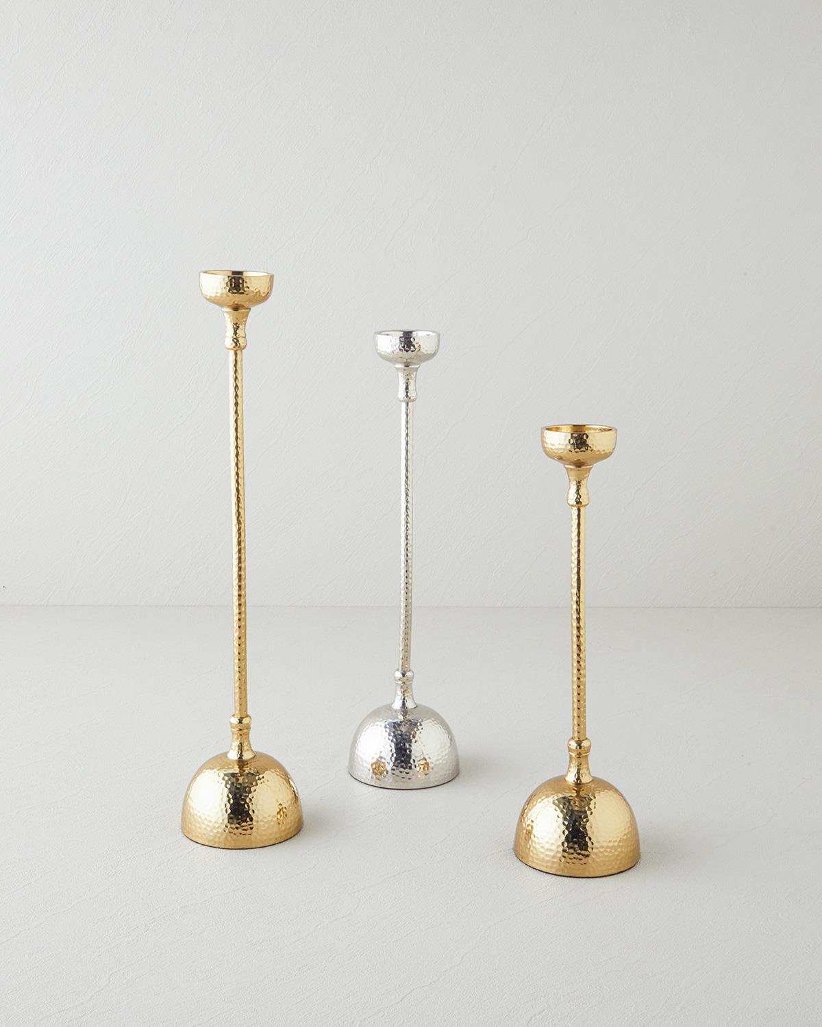 Vera Metal Şamdan 3,5 x 3,5 x 16 cm Gold