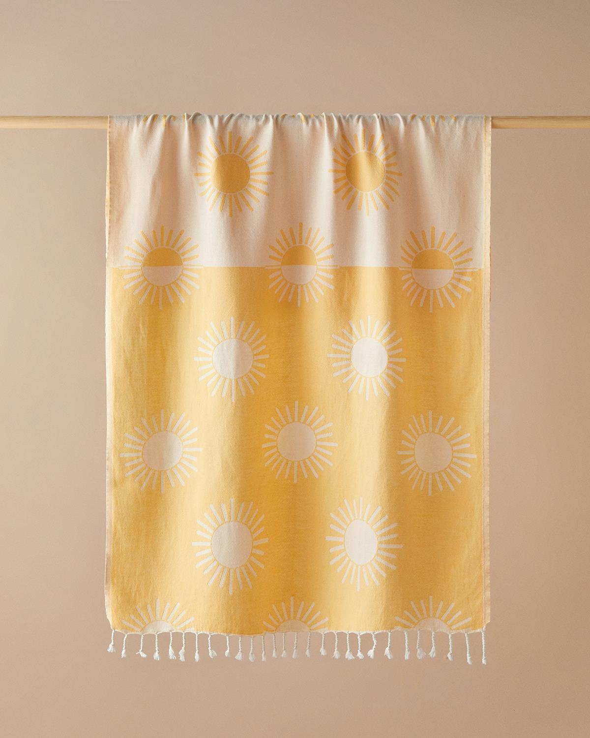 Vina Pamuklu Peştamal 90x150 cm Sarı