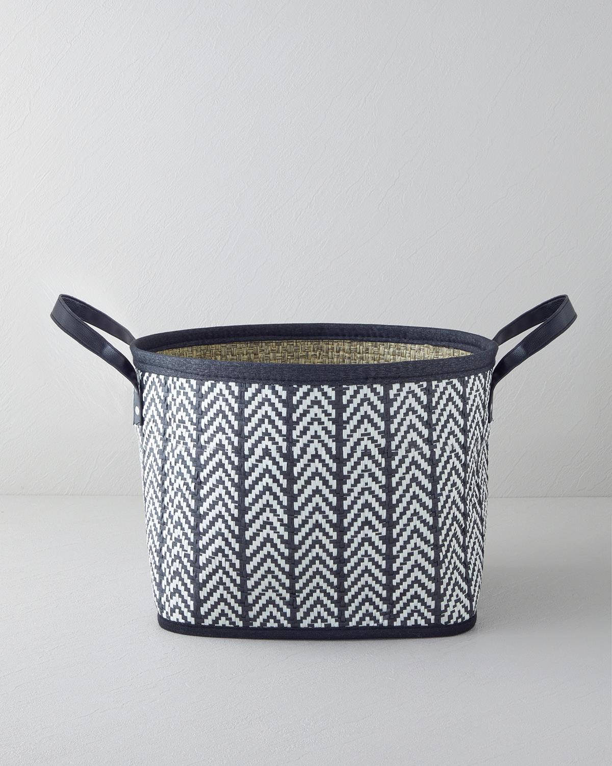 Viyana Sepet 38x29 cm Siyah - Beyaz