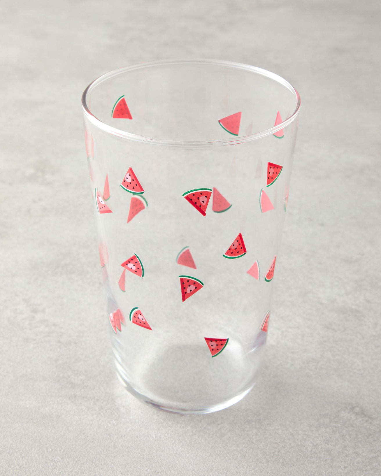 Watermellies Cam 3'lü Bardak 400 ml Kırmızı
