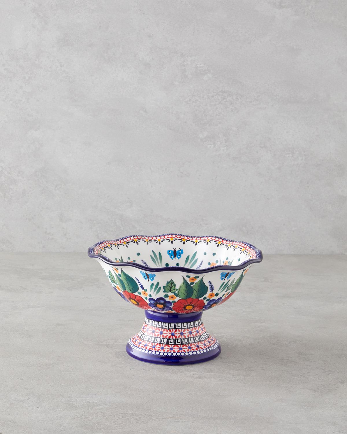 Whimsy Stoneware Sunumluk 23x23x14 Cm Renkli