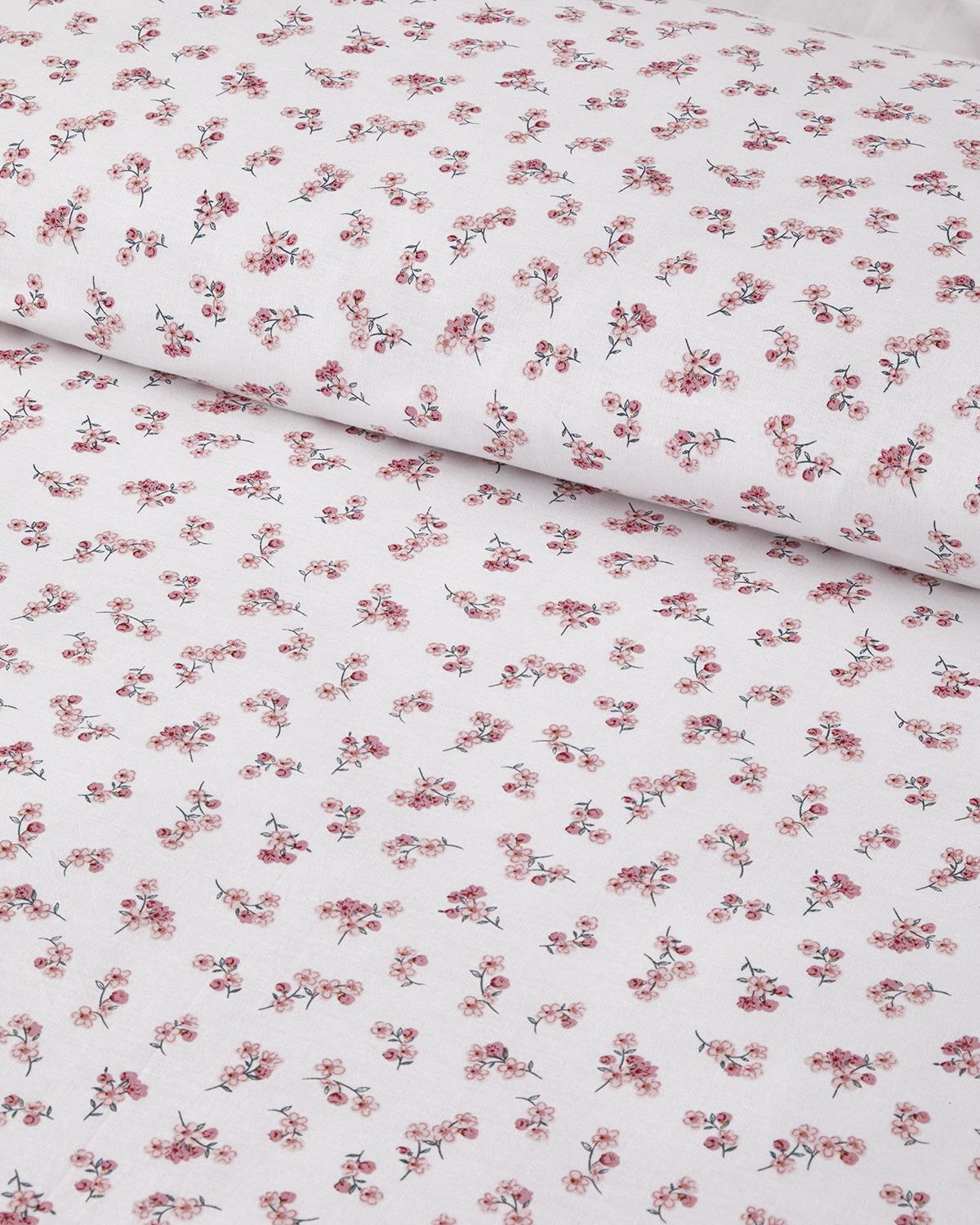 Wildflower Dream Pamuklu Tek Kişilik Nevresim Seti 160x220 cm Pembe