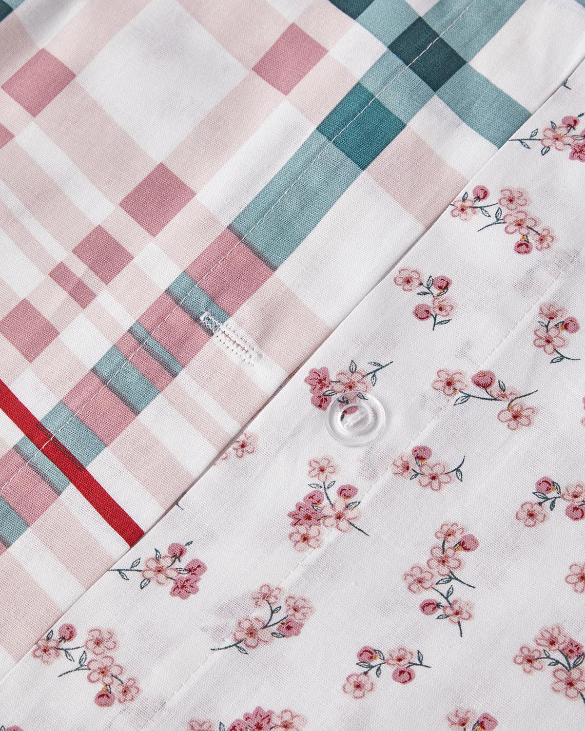 Wildflower Dream Pamuklu Tek Kişilik Nevresim Seti 160x220 cm Pembe