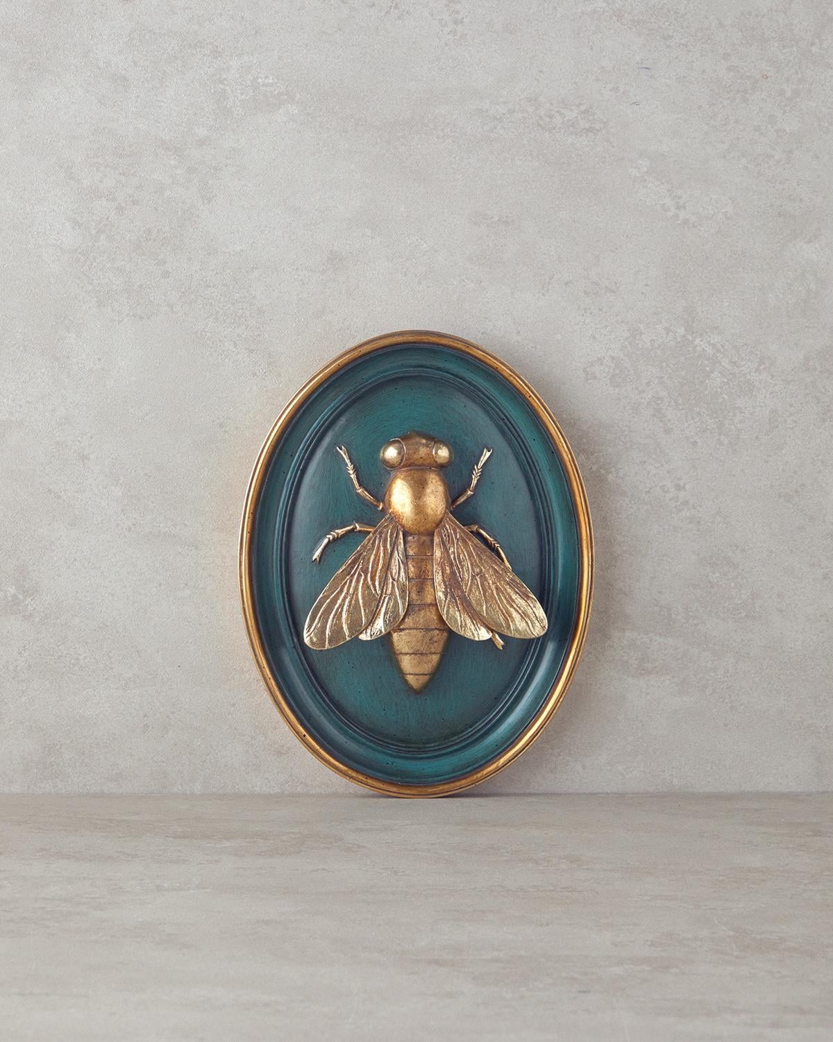 Fly Polyresin Duvar Aksesuarı Yağ Yeşili