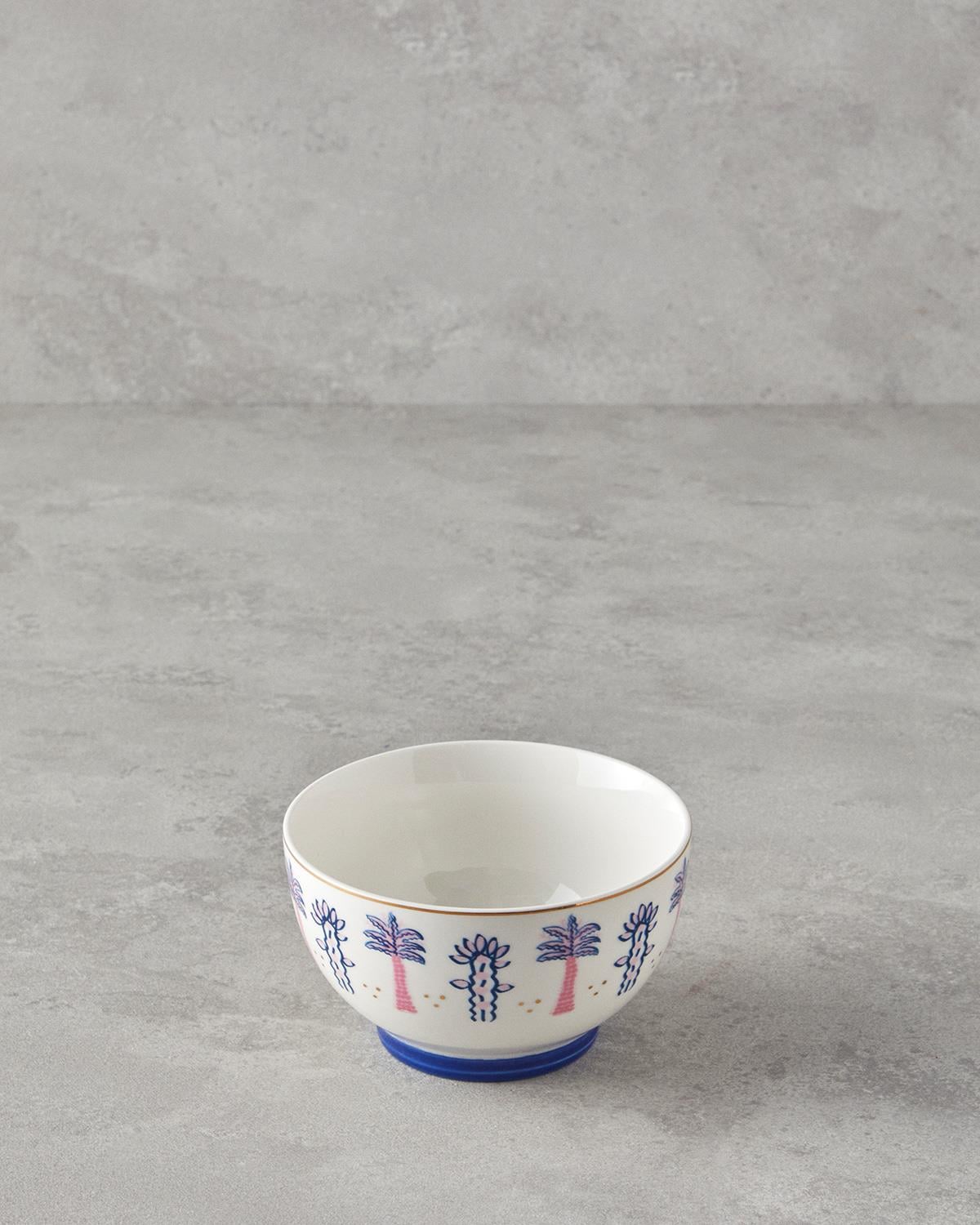 Love Fantasy New Bone China Kase Pembe - Mavi