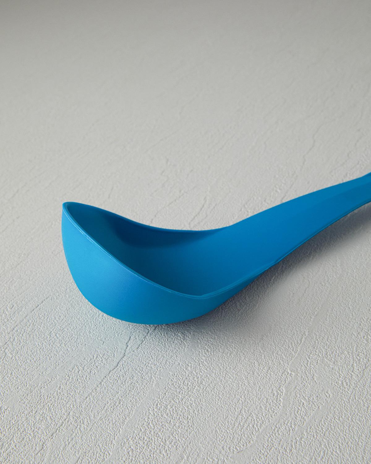 Mix Me Plastik 3 Parça Servis Seti Mavi