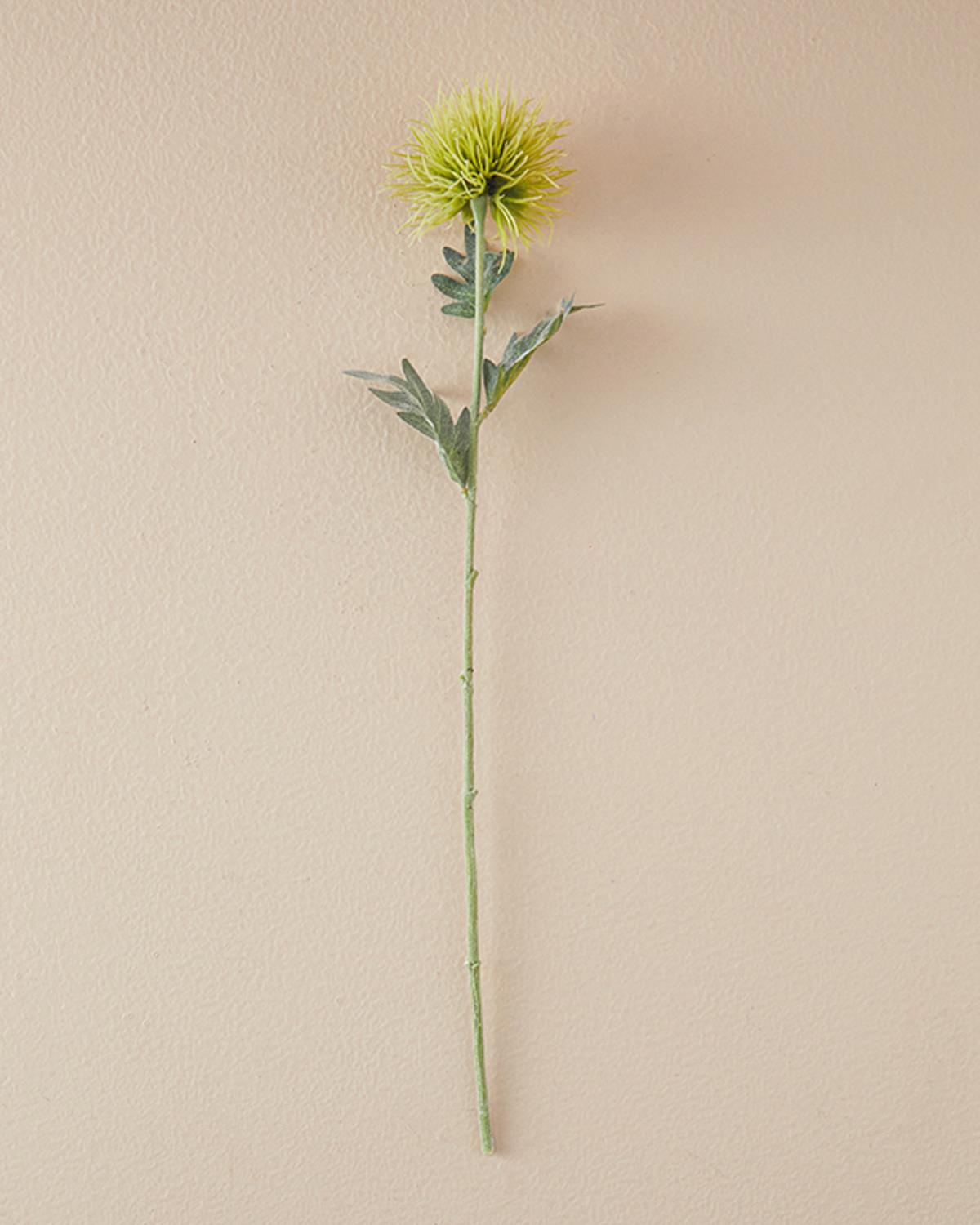 Sea Holly Tek Dal Yapay Çiçek Yeşil