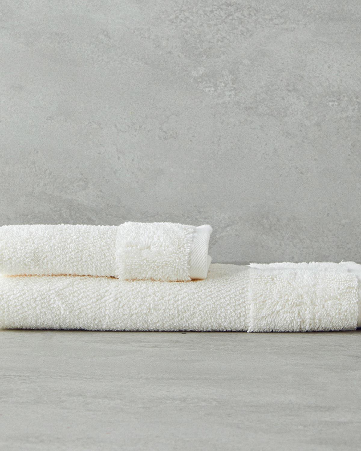 Velvet Touch Pamuklu Yüz Havlusu Ekru