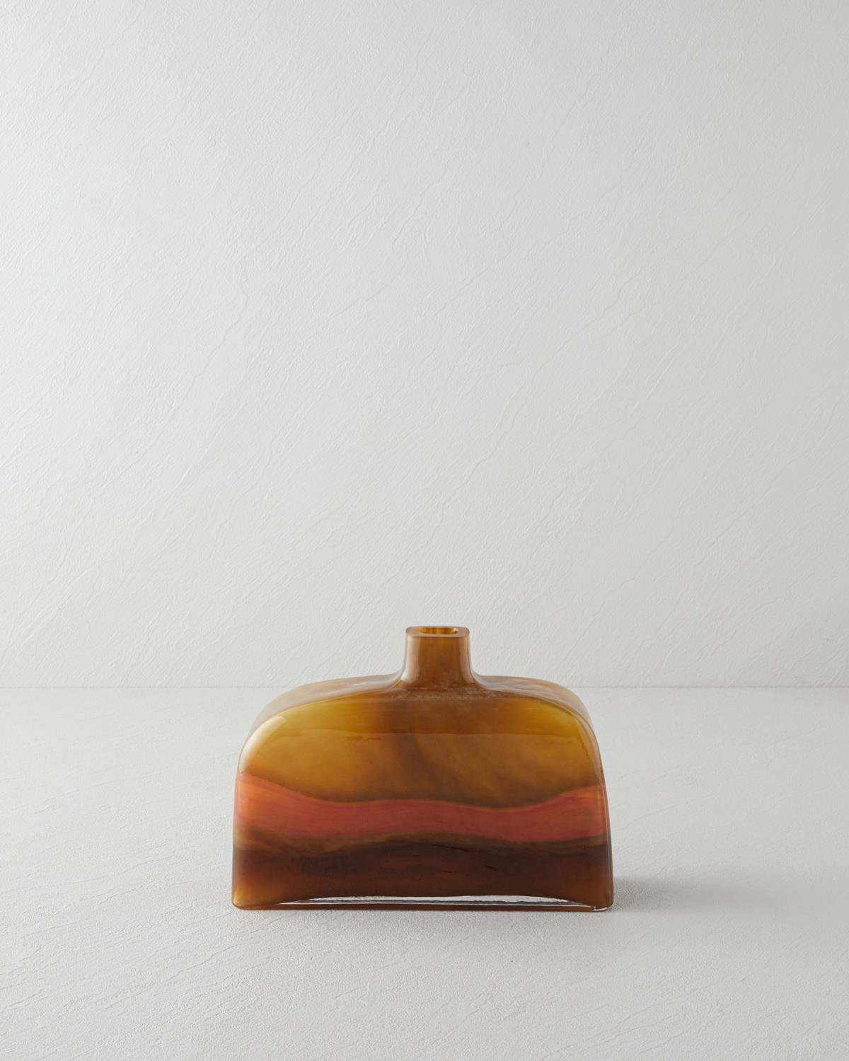 Adra Cam Vazo 16,5 cm Amber