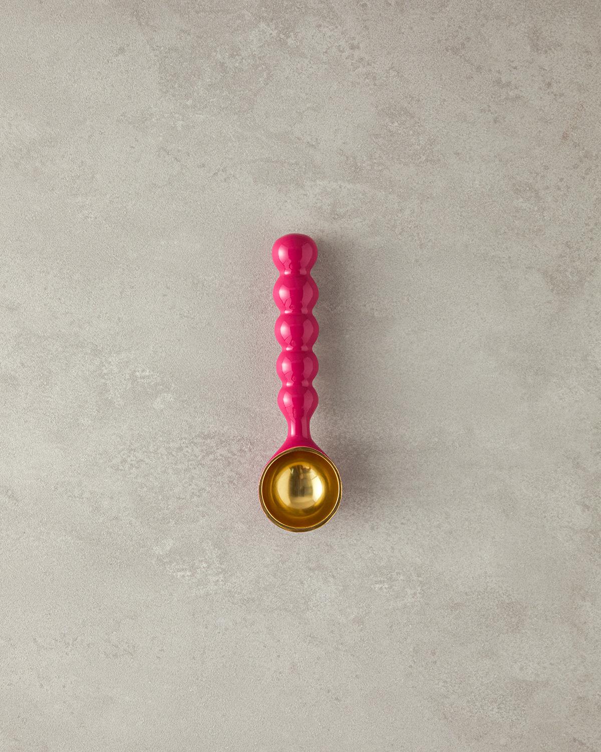 Agnes Alüminyum Dondurma Kaşığı Pembe