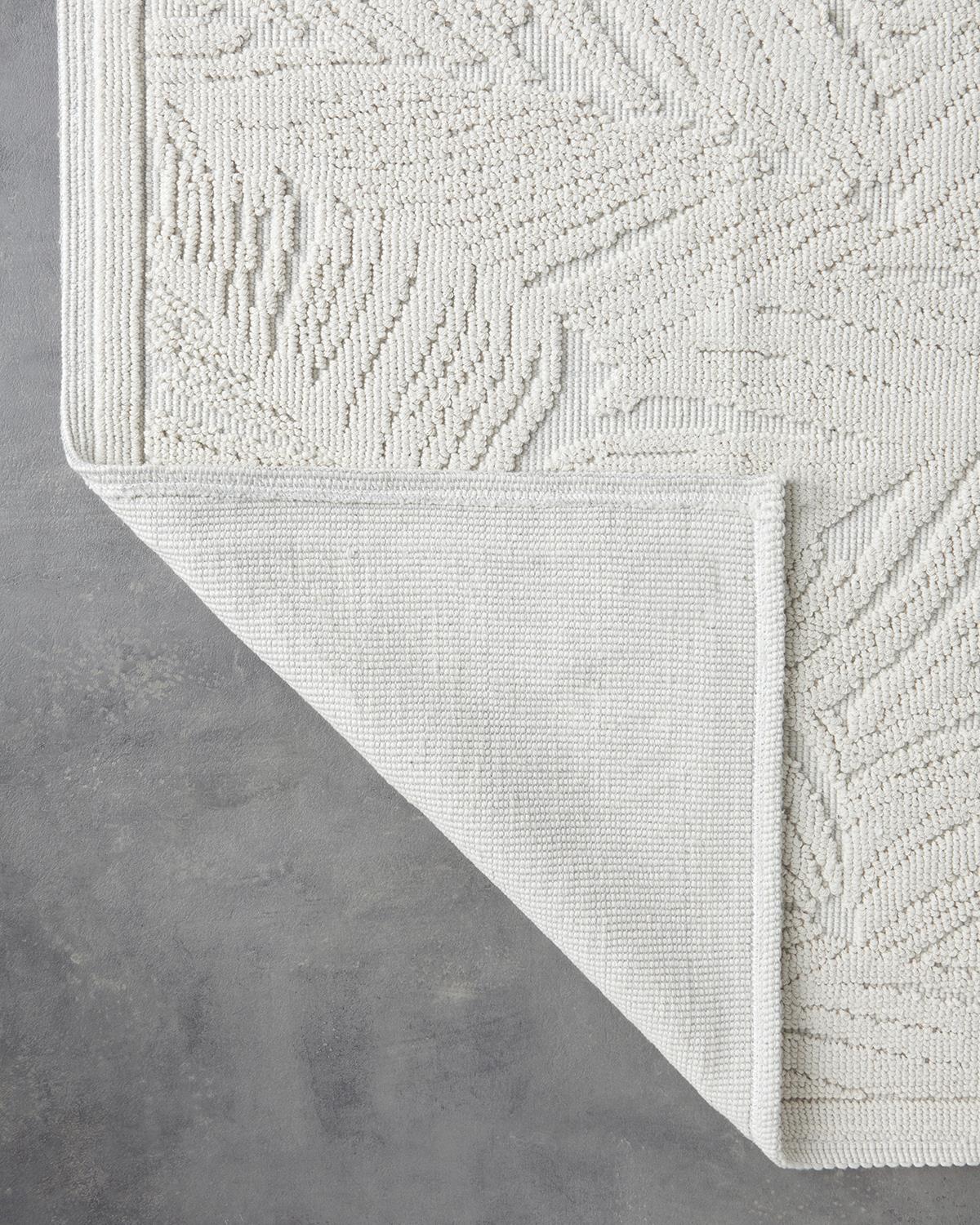 Aligne Pamuklu Bukle Kilim Krem
